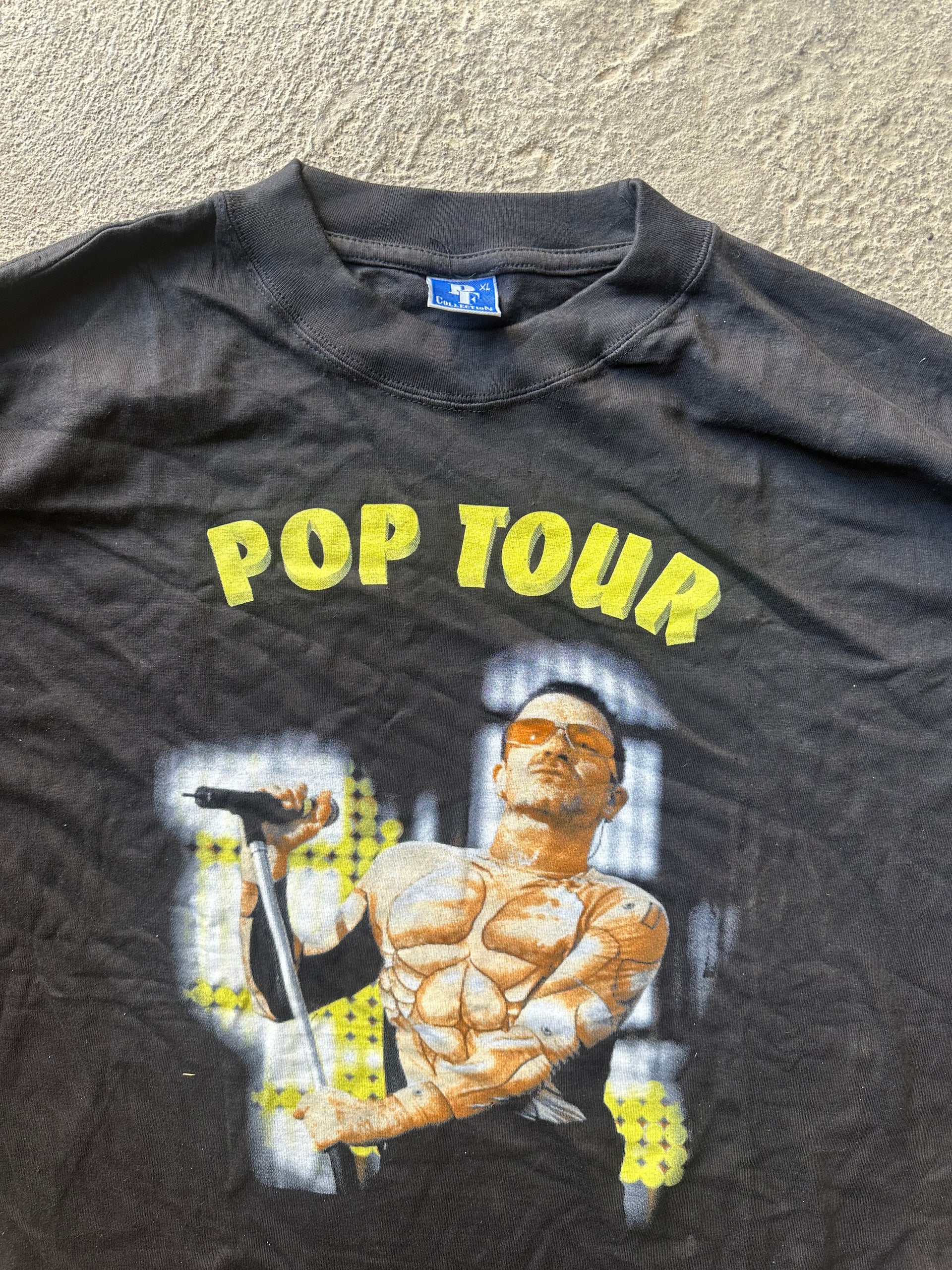 Robbie Williams “Pop Tour” 90s Bootleg Tee | Size XL