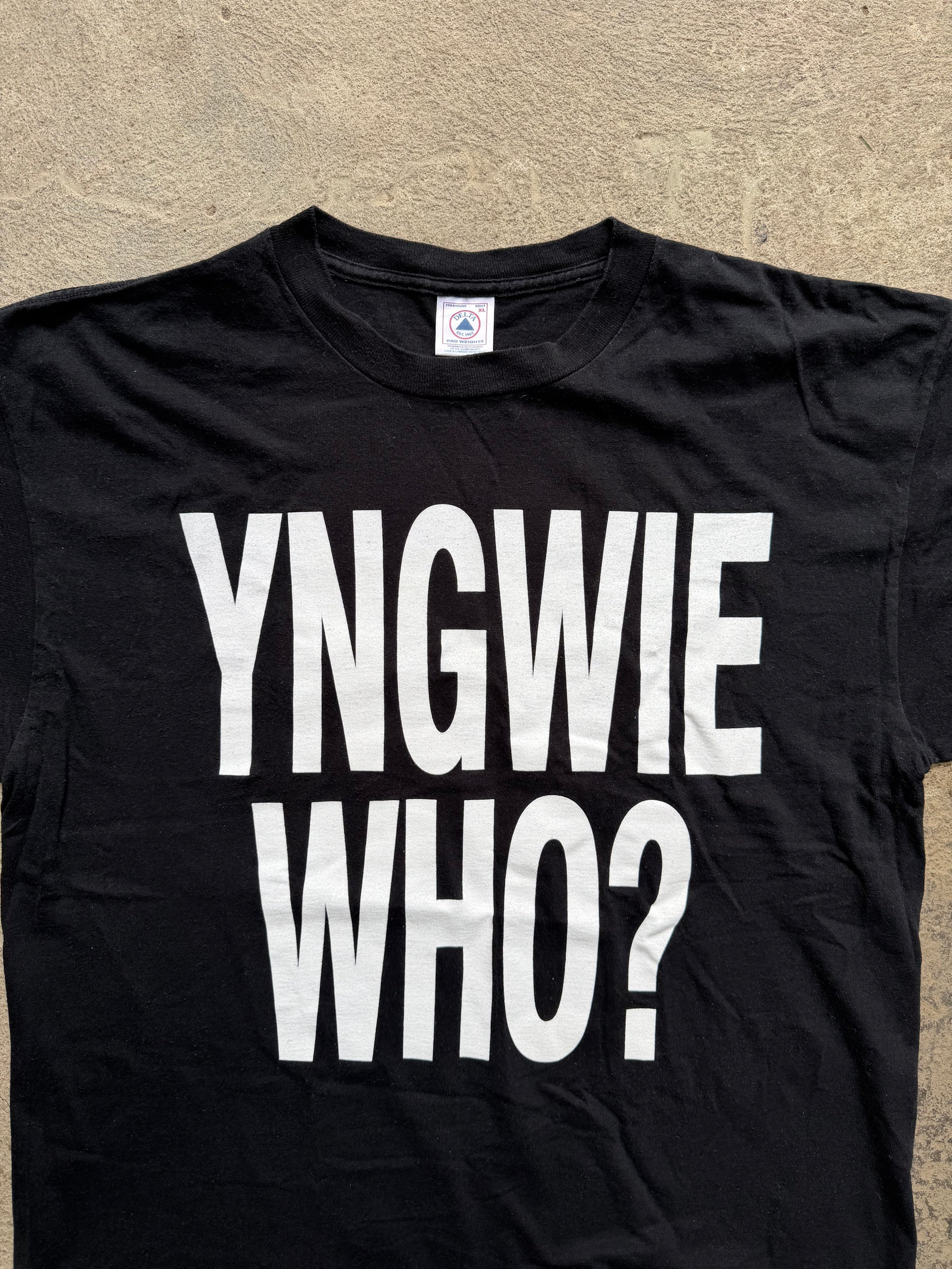 Yngwie Malmsteen “Yngwie Who?” 2000s Vintage Tee | Size XL