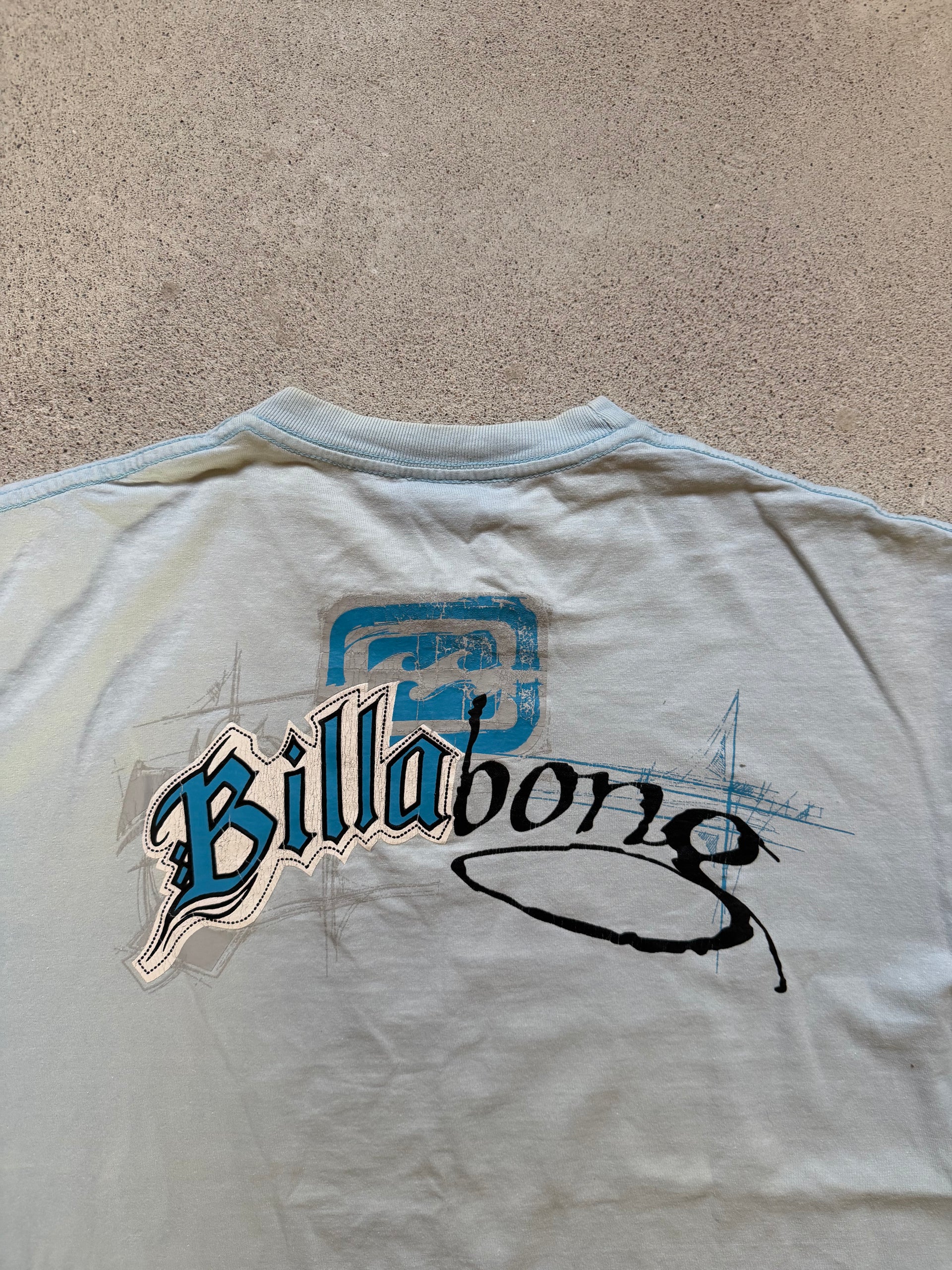 2000s Billabong Logo T-shirt | Size L