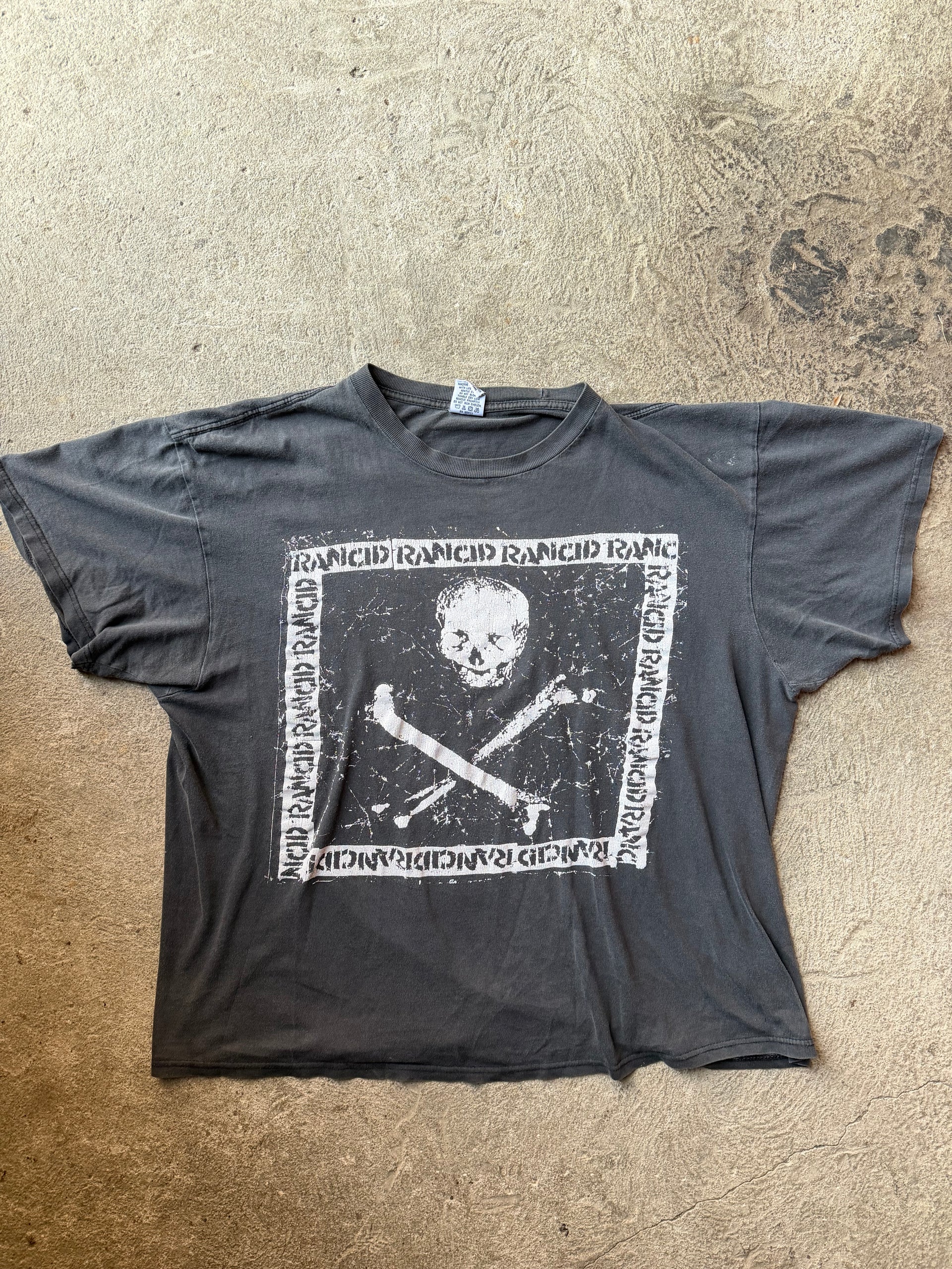 00s Rancid Hellcat Records Skull Tee | Size XL