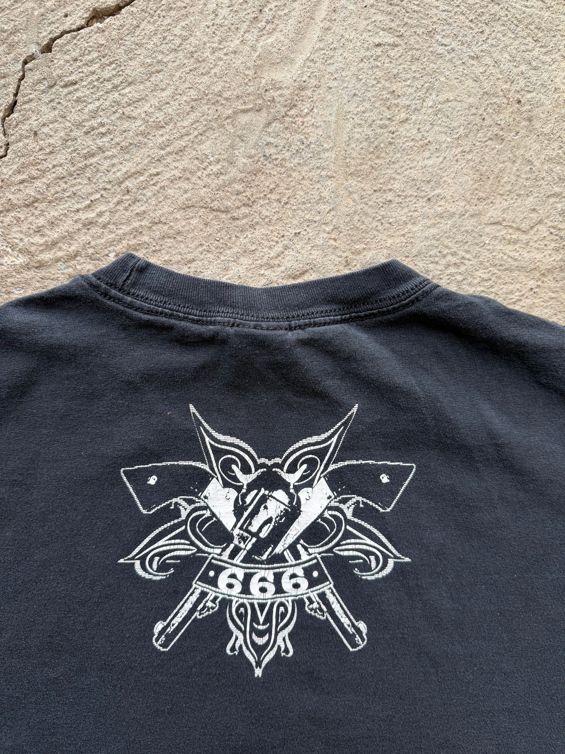 00s Ministry “Buck Satan & The 666 Shooters” Vintage Tee | Size L