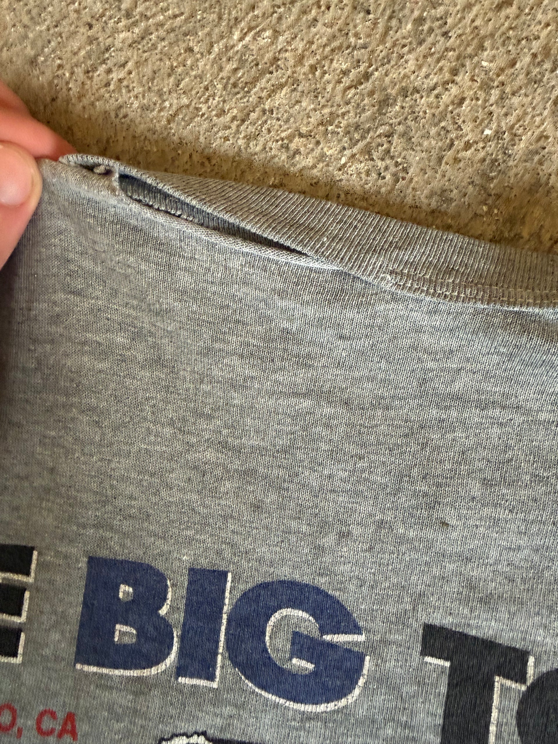 80s Mr. Big The Big Tour Vintage Tee | Size L