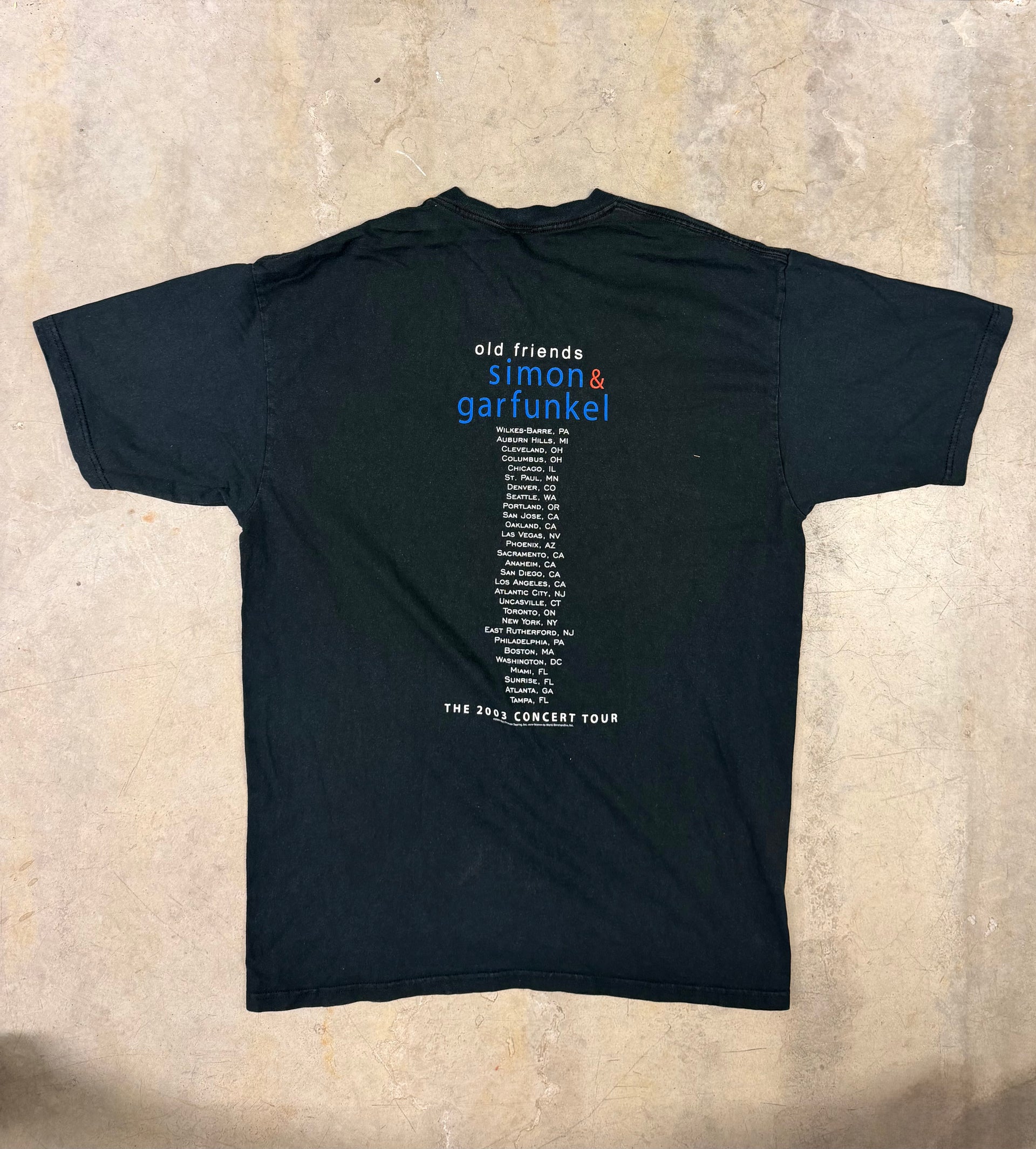 00s Simon & Garfunkel “Old Friends” Tour Tee | Size XL