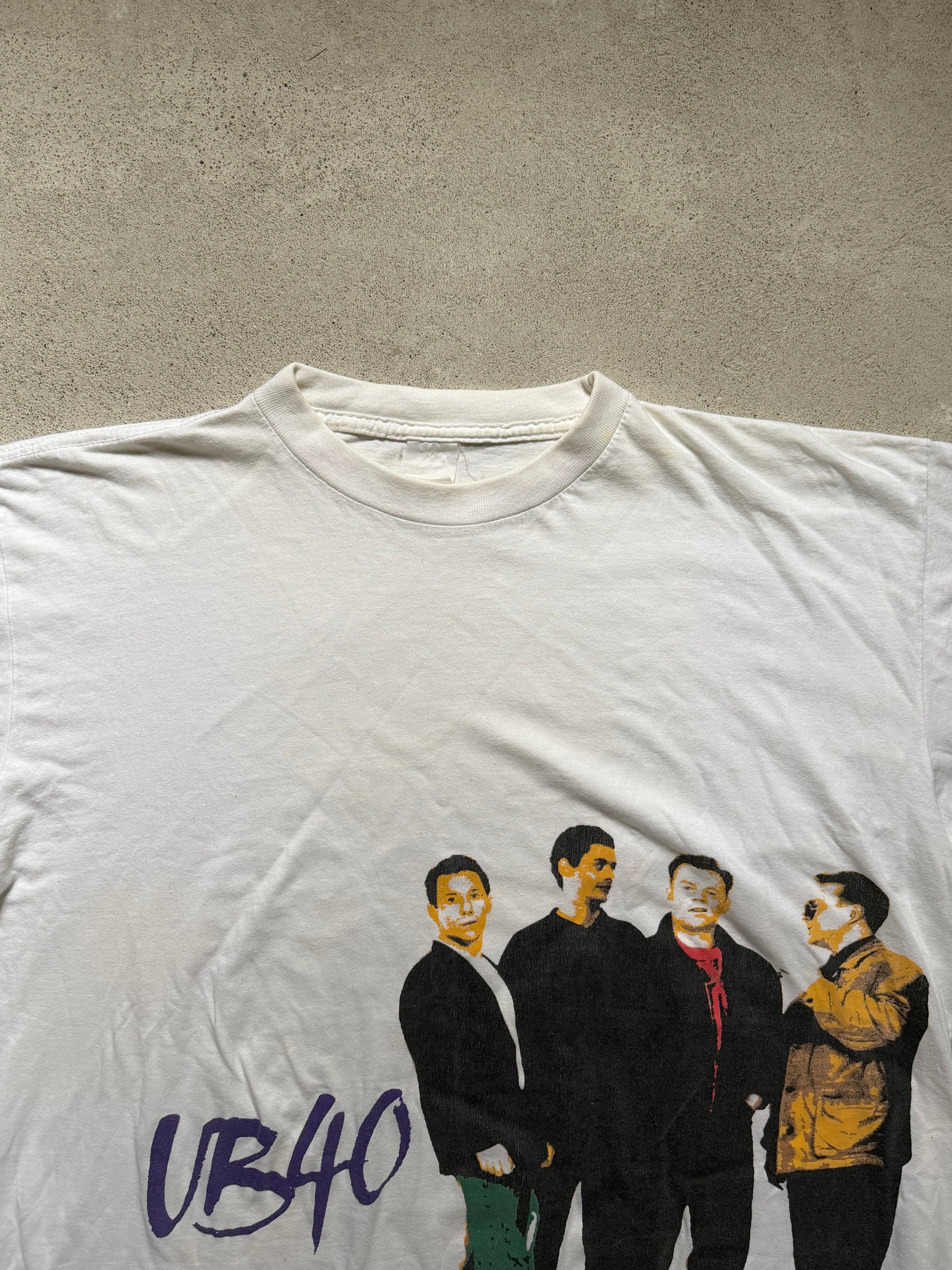 90s UB40 World Tour 1993 T-Shirt | Size XXL