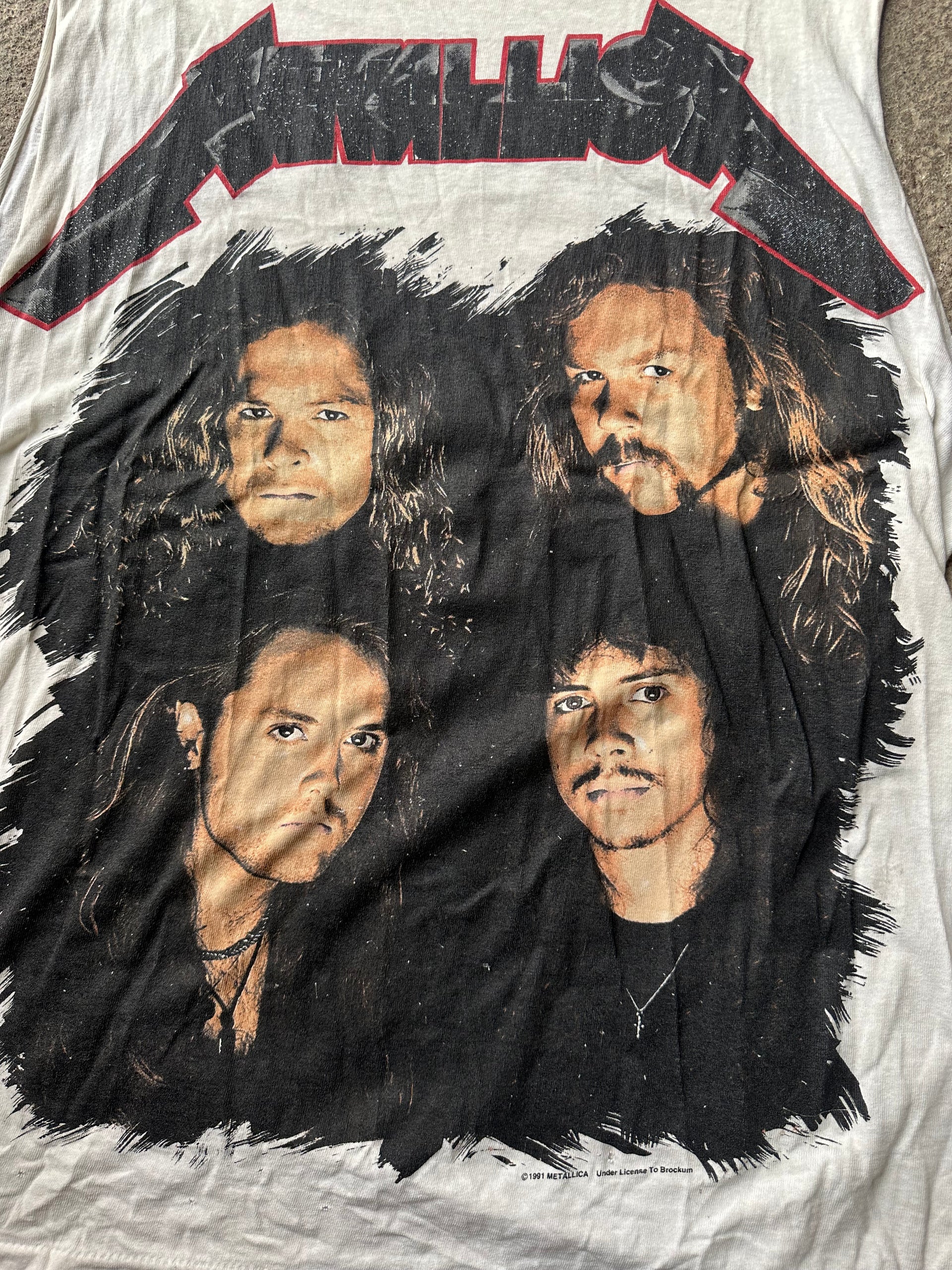 Metallica Nowhere Else to Roam 1993 Sleeveless Vintage Tee | Size L/XL
