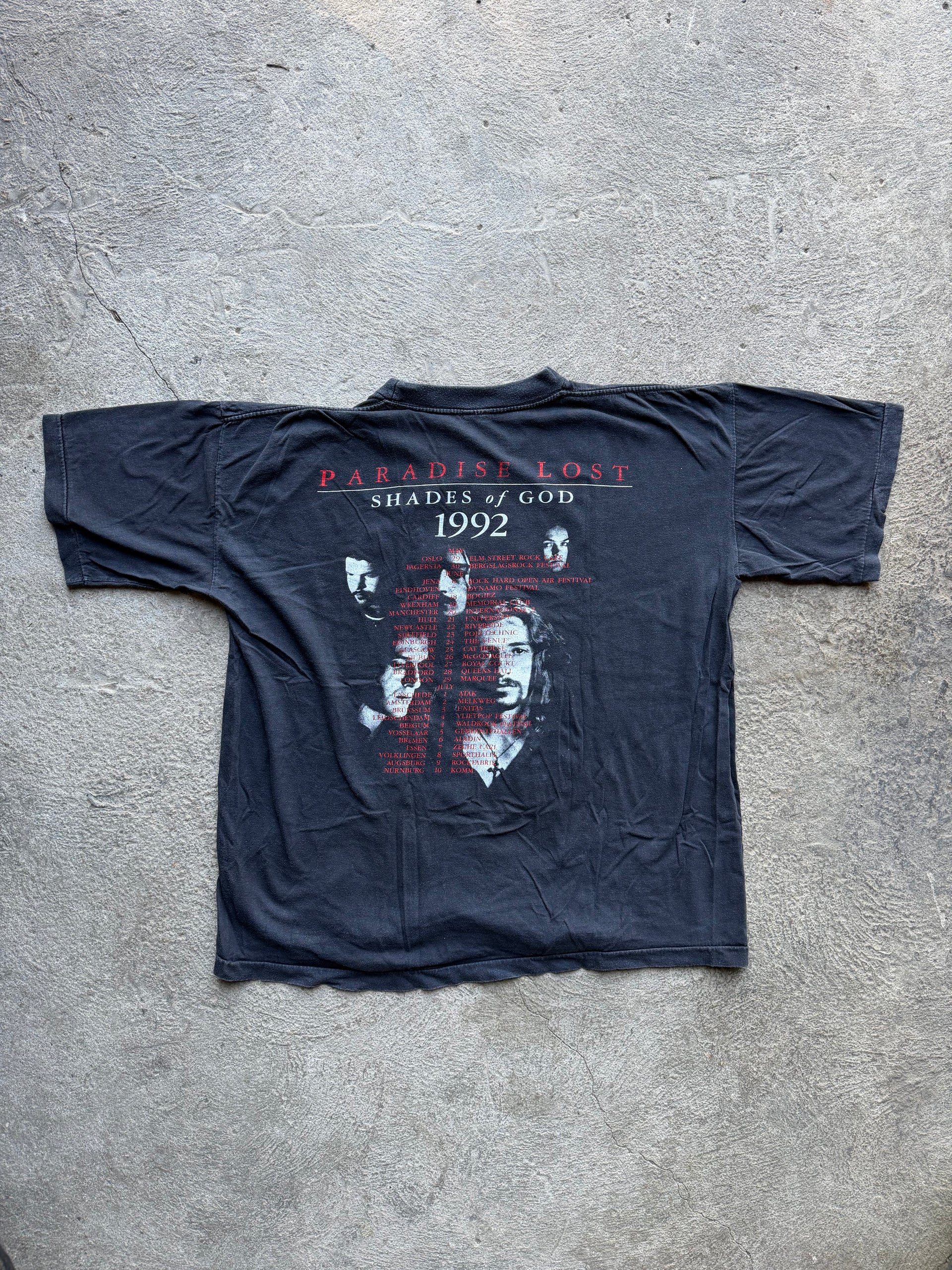 90s Paradise Lost 1992 Tour Vintage Tee | Size XL