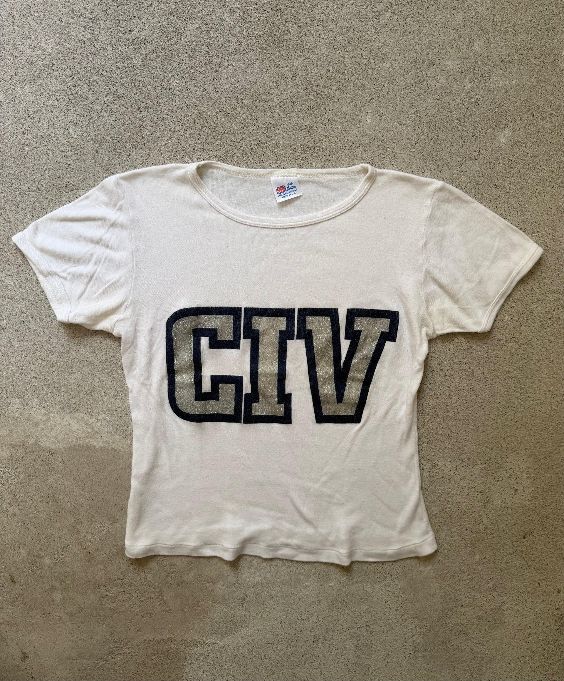 90s CIV Glitter Tee | Size S/M