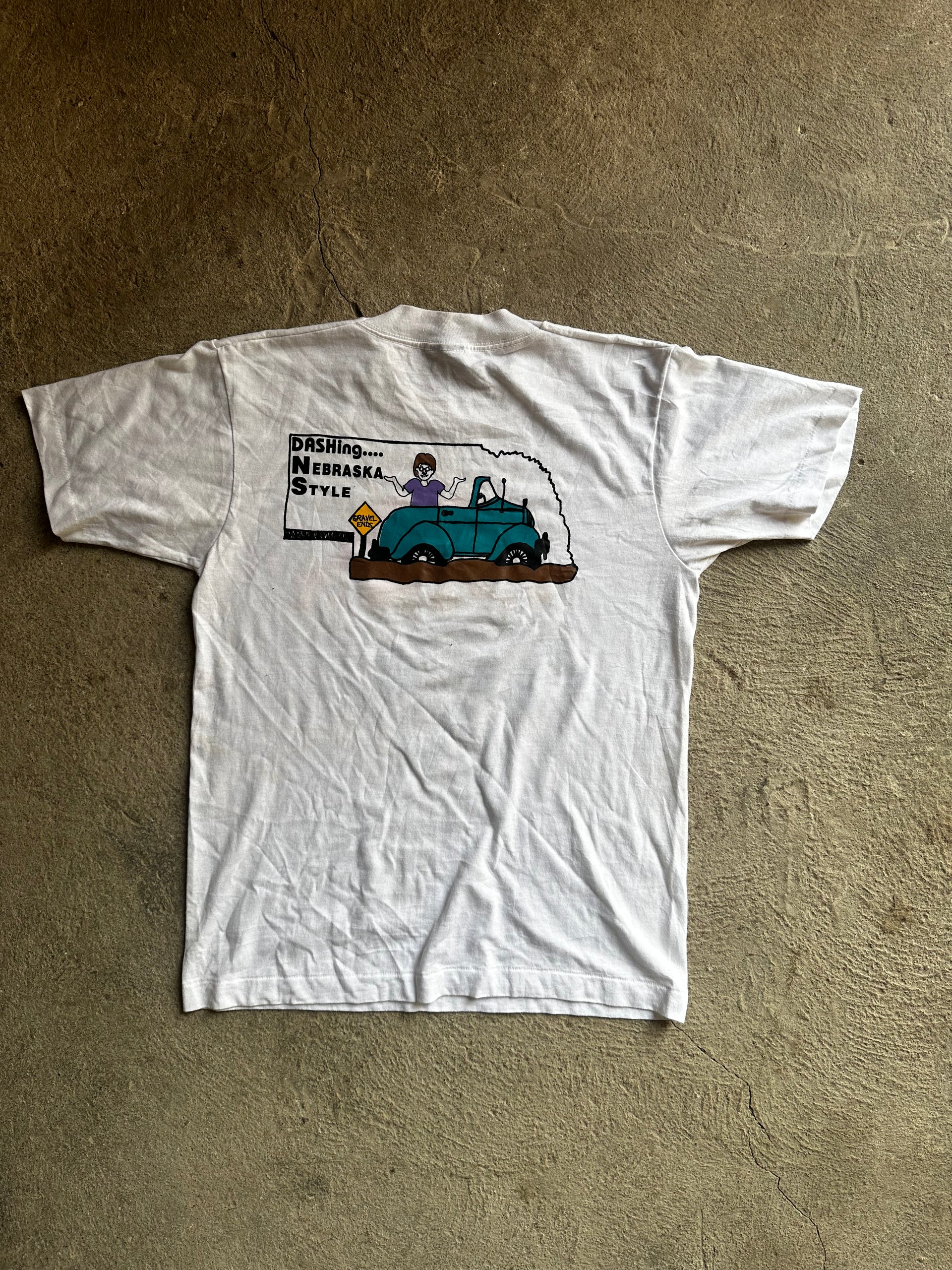 1990s DASH Nebraska Tee | Single Stitch | Size M