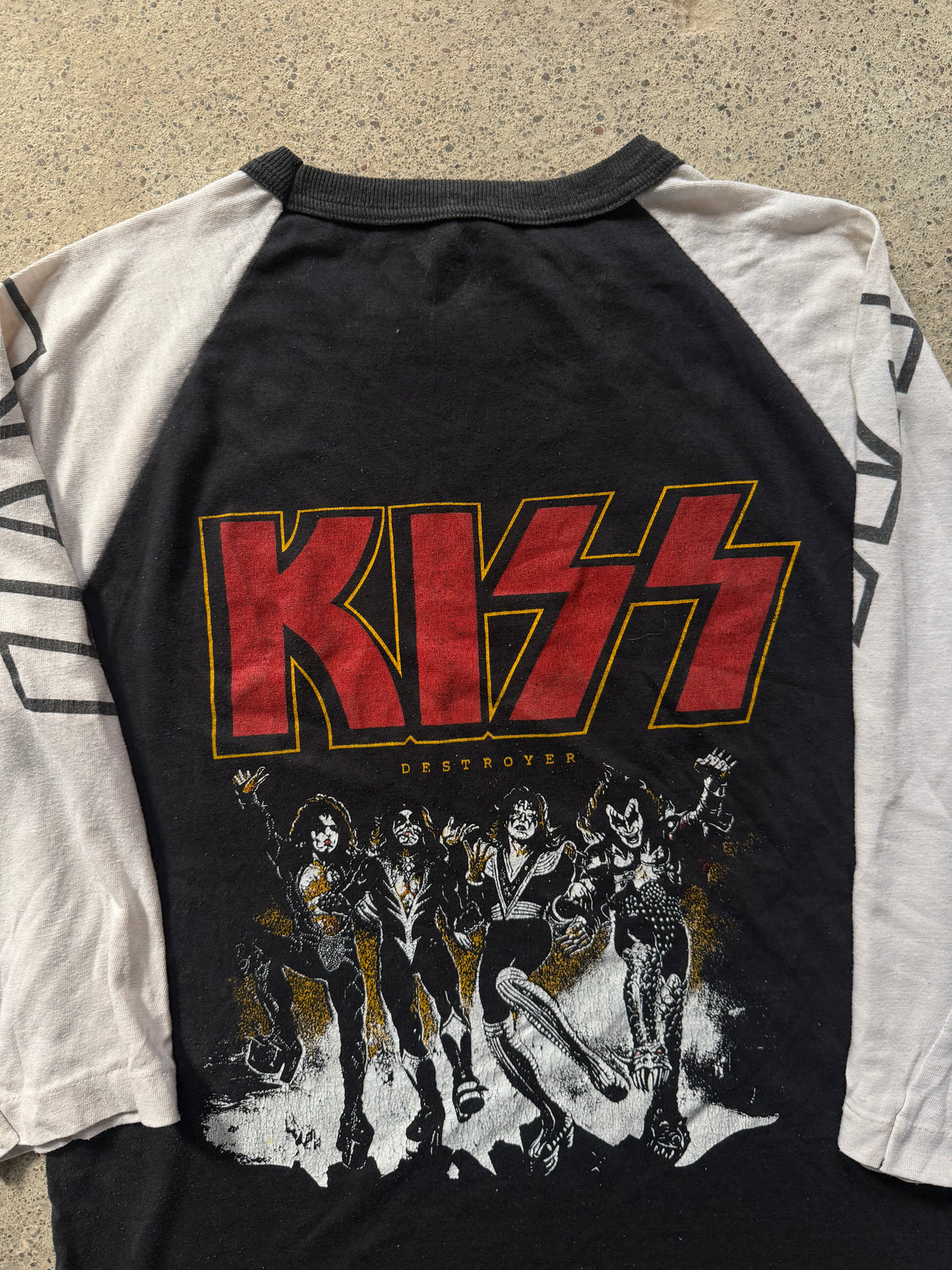 90s KISS Destroyer Raglan T-Shirt | Size M