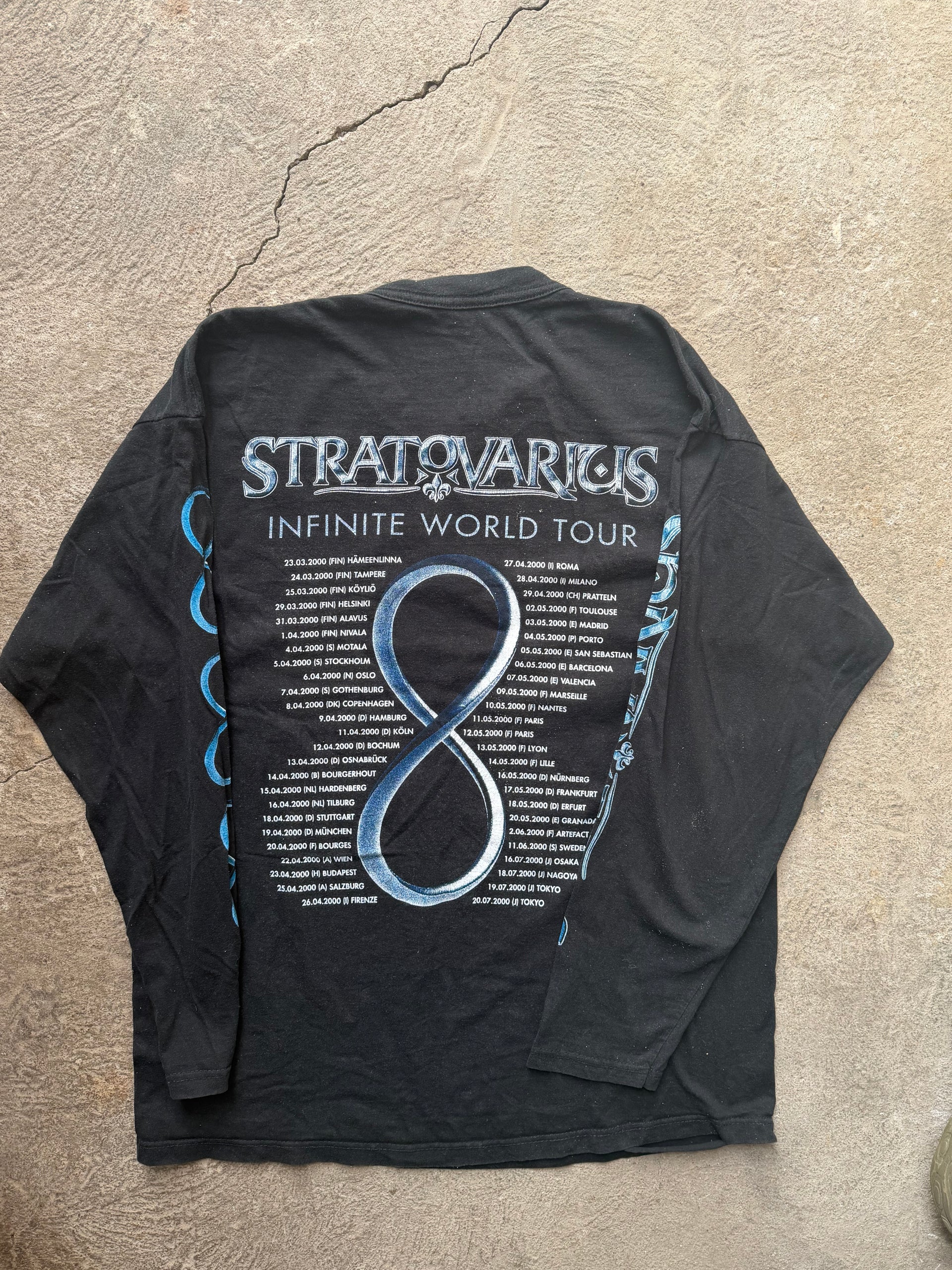 00s Stratovarius Infinite World Tour Longsleeve | Size XL