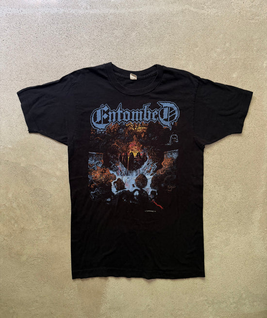 90s Entombed Scandinavian Tour 1991 Vintage T-Shirt | Size L