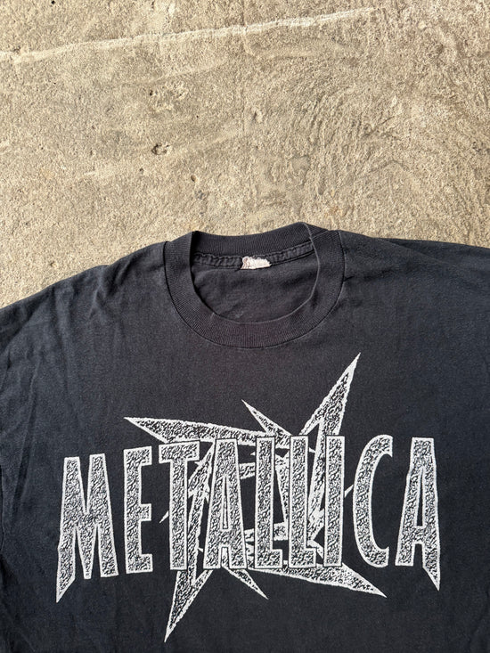 90s Metallica Star Logo Vintage Tee | Size L