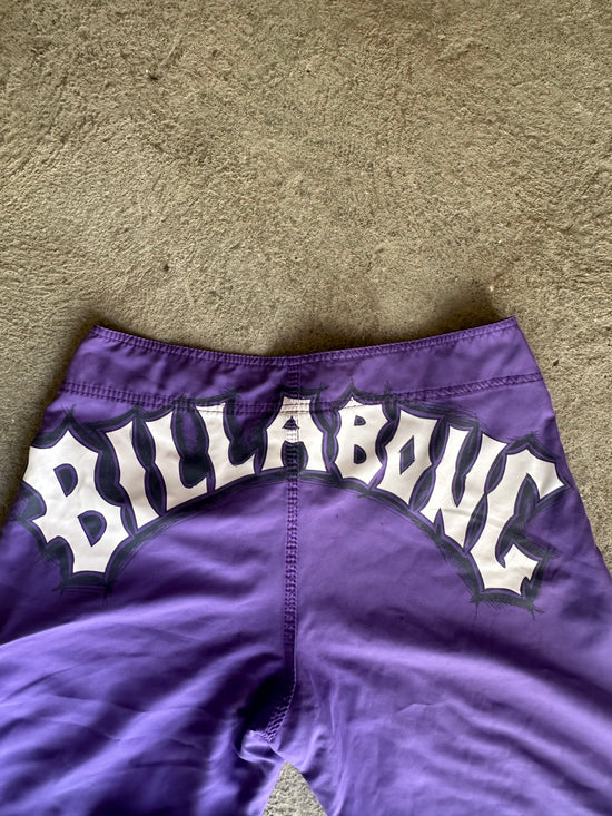 Billabong Purple Logo Board Shorts | Size 34
