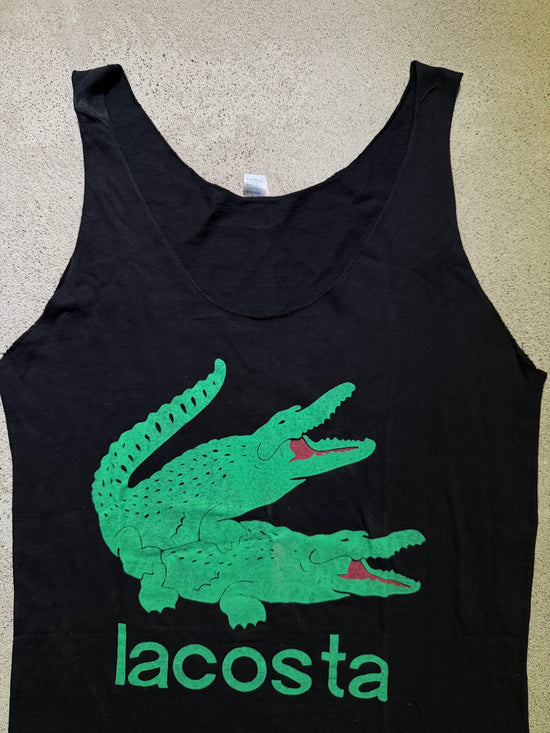 1980s Lacosta Parody Tank Top | Size XL