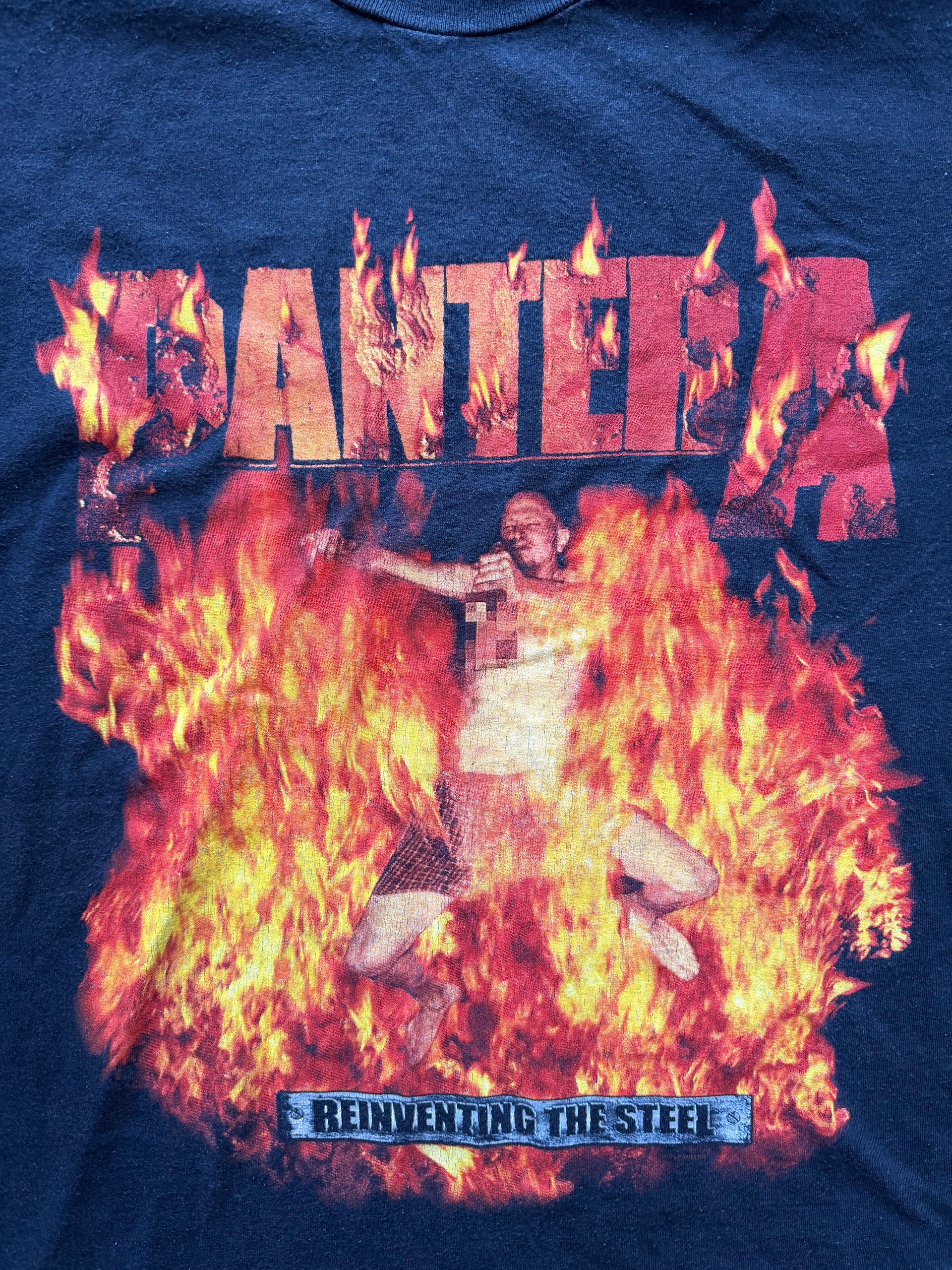 00s Pantera Reinventing The Steel Tour T-Shirt | Size L