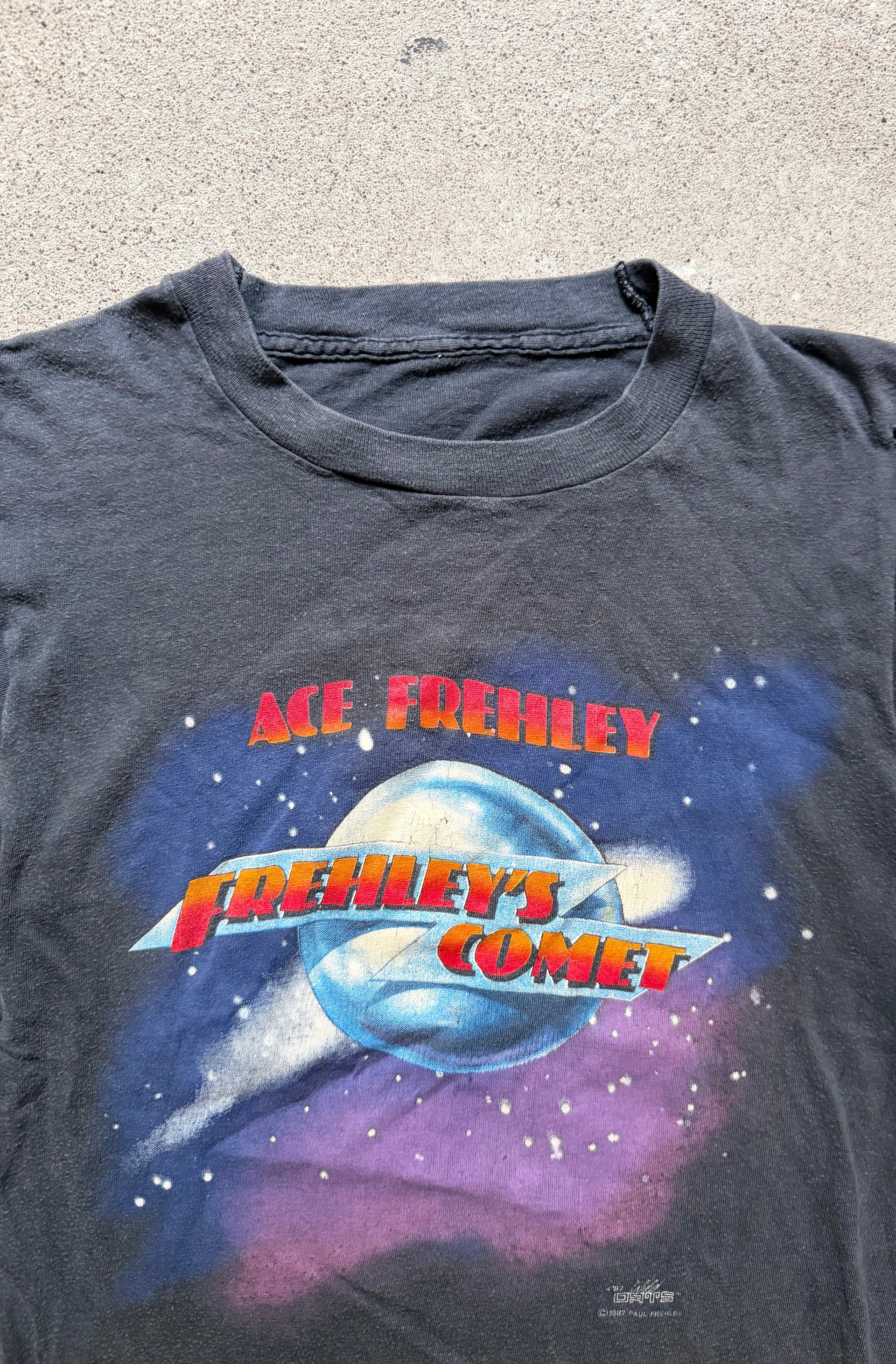 80s Ace Frehley Frehley’s Comet Tour Tee | Size S/M