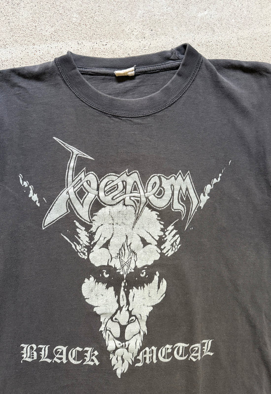 90s Venom Black Metal Tee | Size L