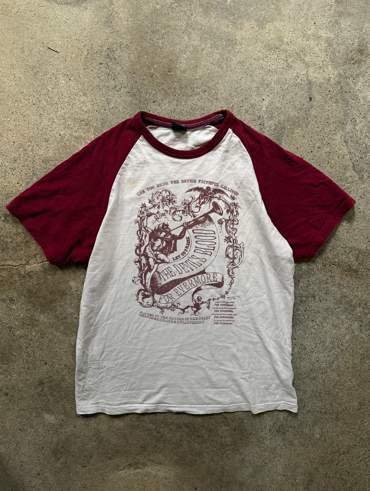 2010 The Devil’s Blood Ceremonies Tour Raglan T-Shirt | Size M