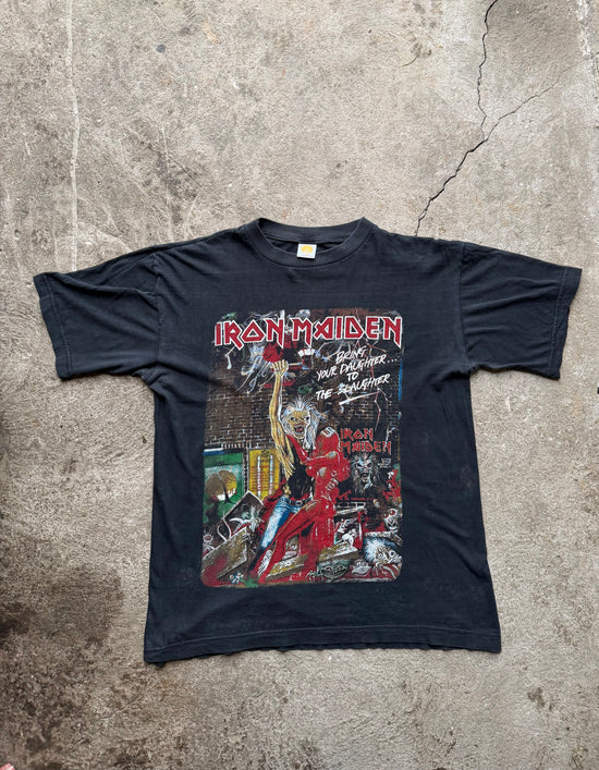 90s Iron Maiden “Bring Your Daughter to the Slaughter” Vintage Tee | Size L