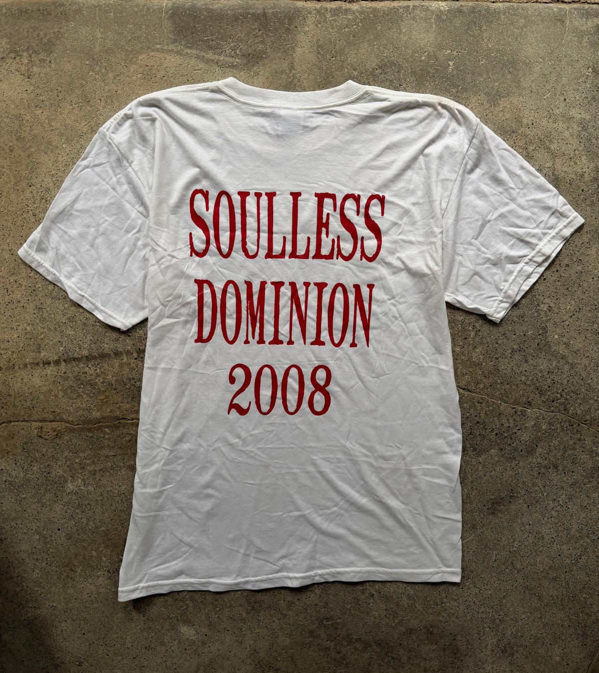 2000s Grave “Soulless to the Core” T-Shirt | Size L
