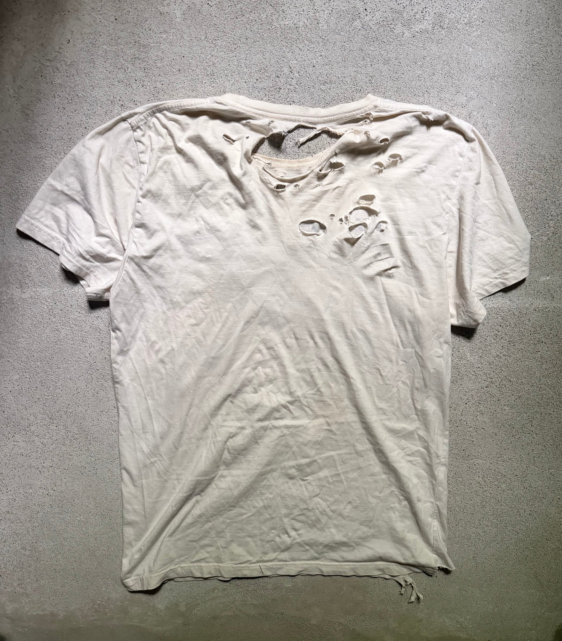 2010s Ironic Youth Distressed T-Shirt Size L