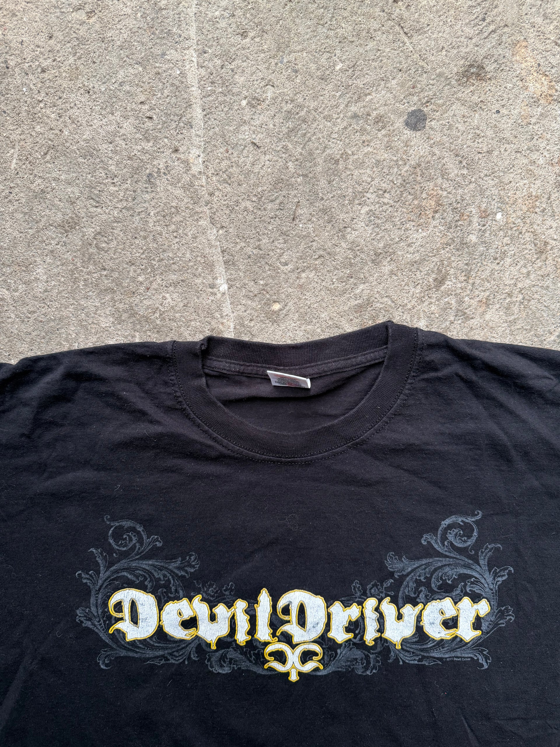 2010s DevilDriver Graphic T-Shirt | Size XL