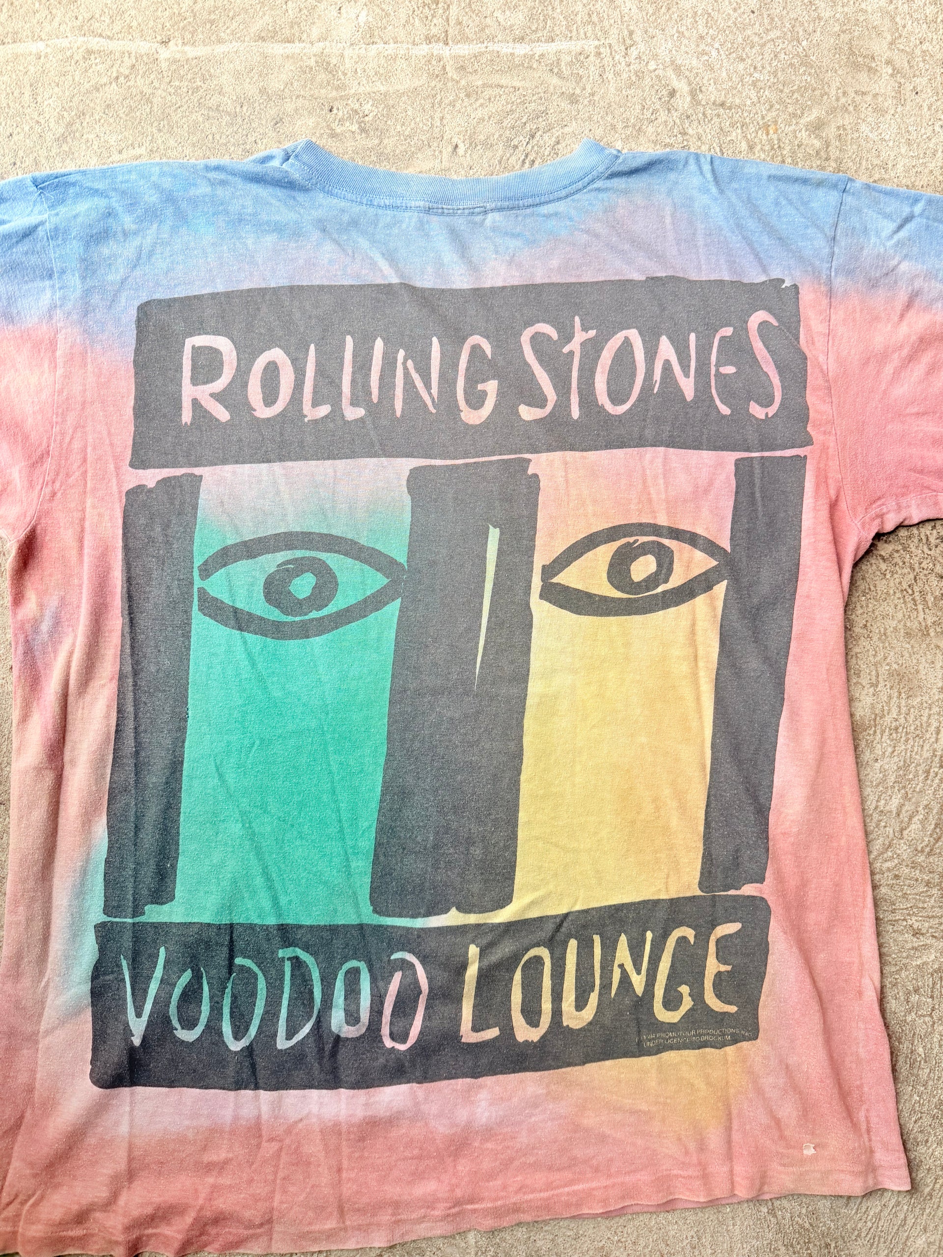 90s Rolling Stones Voodoo Lounge 1994 Brockum Tee | Size XXL