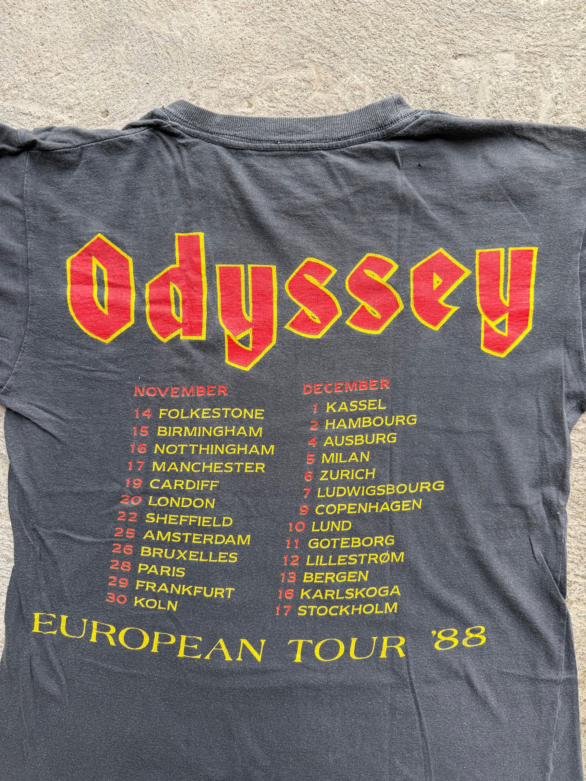 Yngwie Malmsteen Odyssey Tour 1988 Vintage Tee | Size M