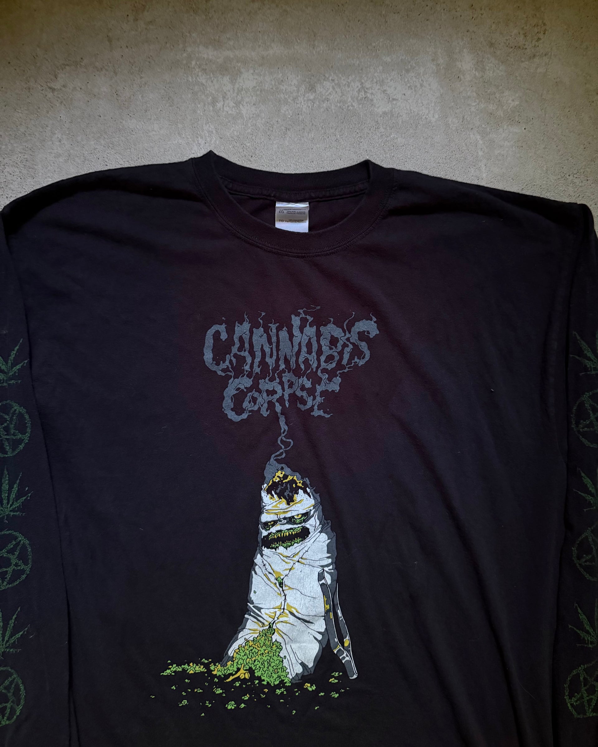 2000s Cannabis Corpse Mummy Blunt Longsleeve | Size XL