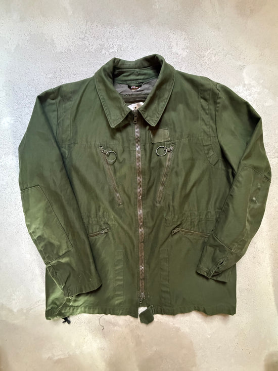 70s Military Tanker Jacket Olive | Size XL