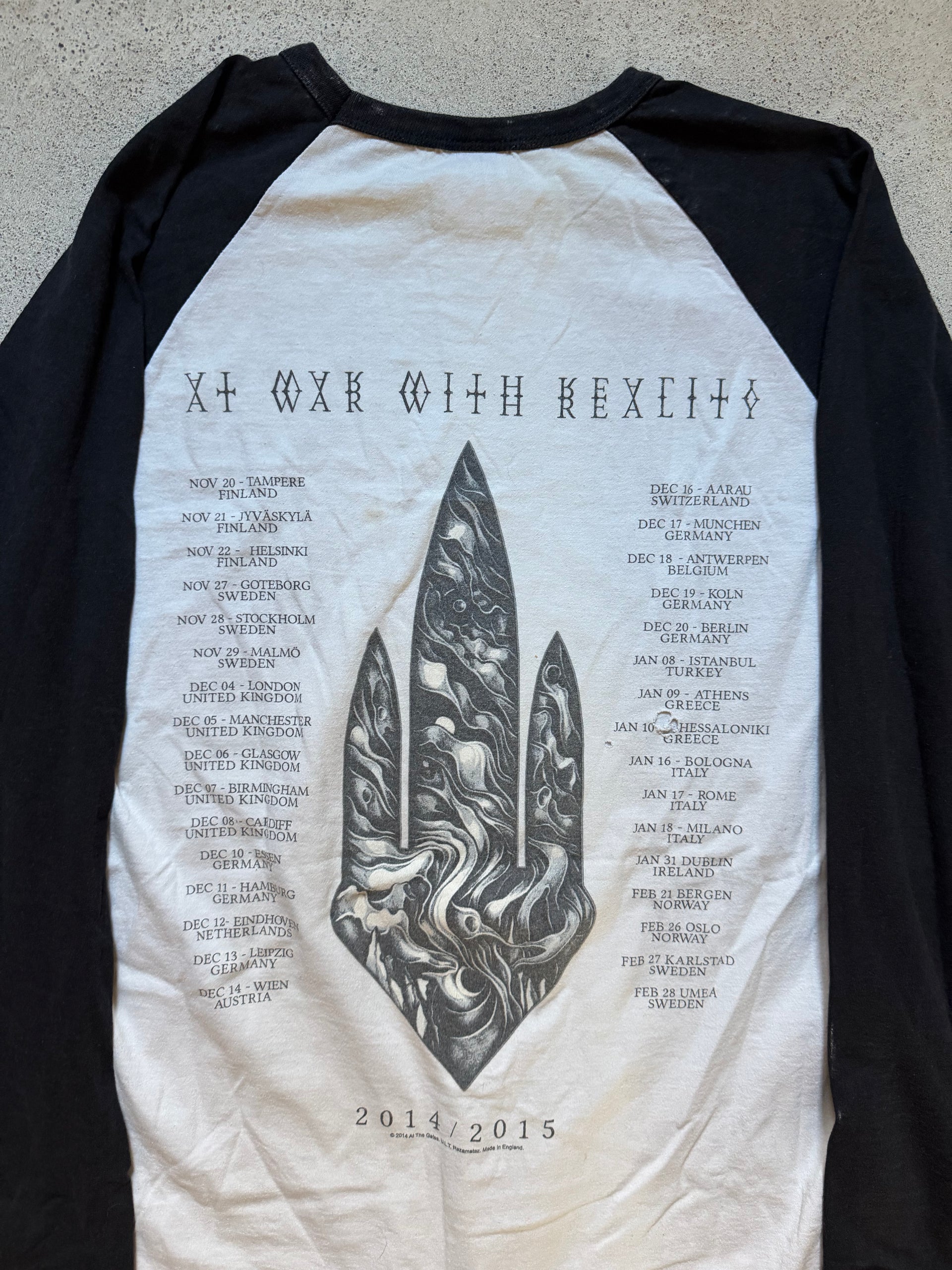 2010s At The Gates “At War With Reality” Tour Longsleeve | Size L