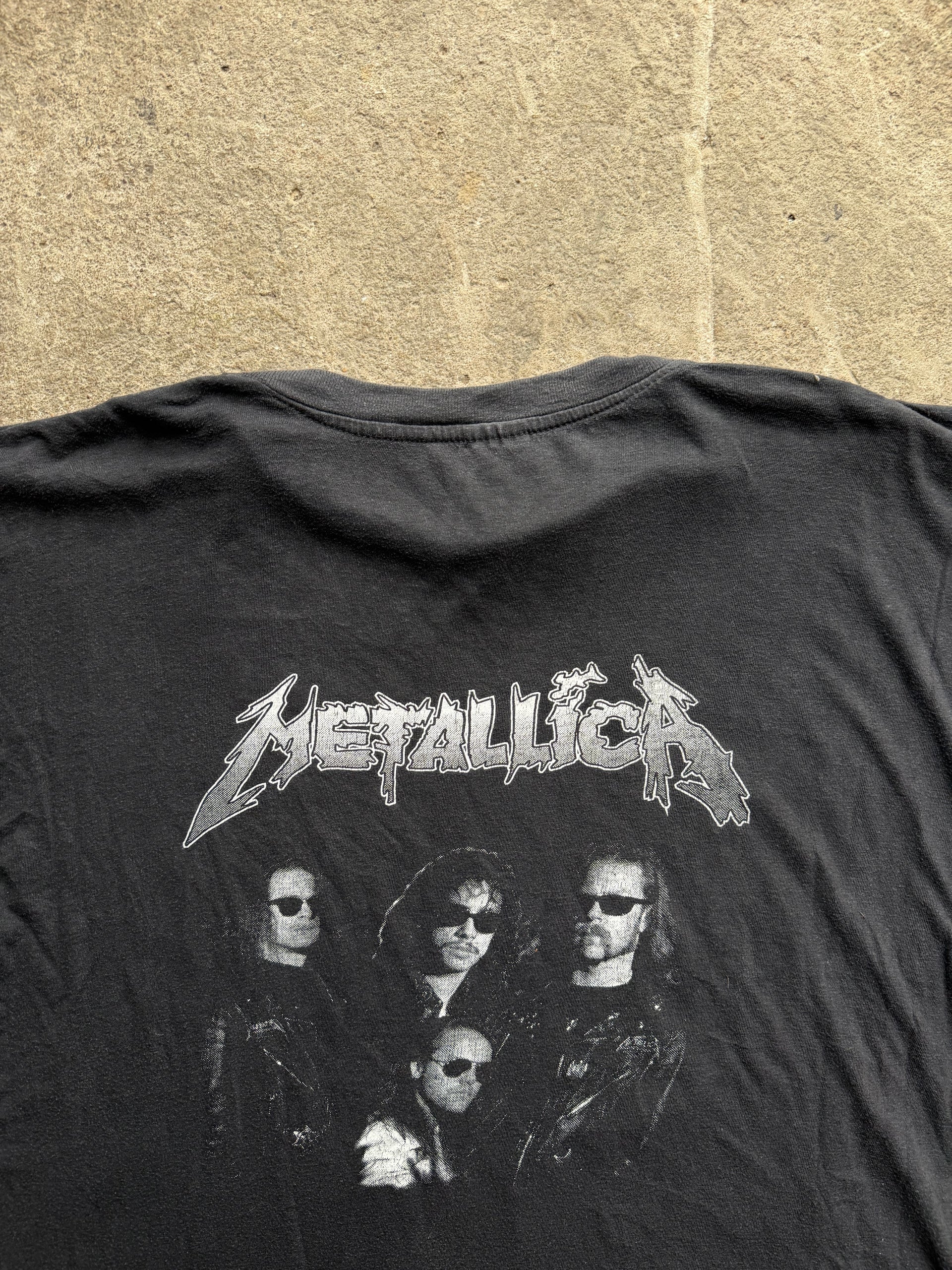 90s Metallica Skull Double Sided Tee | Size L