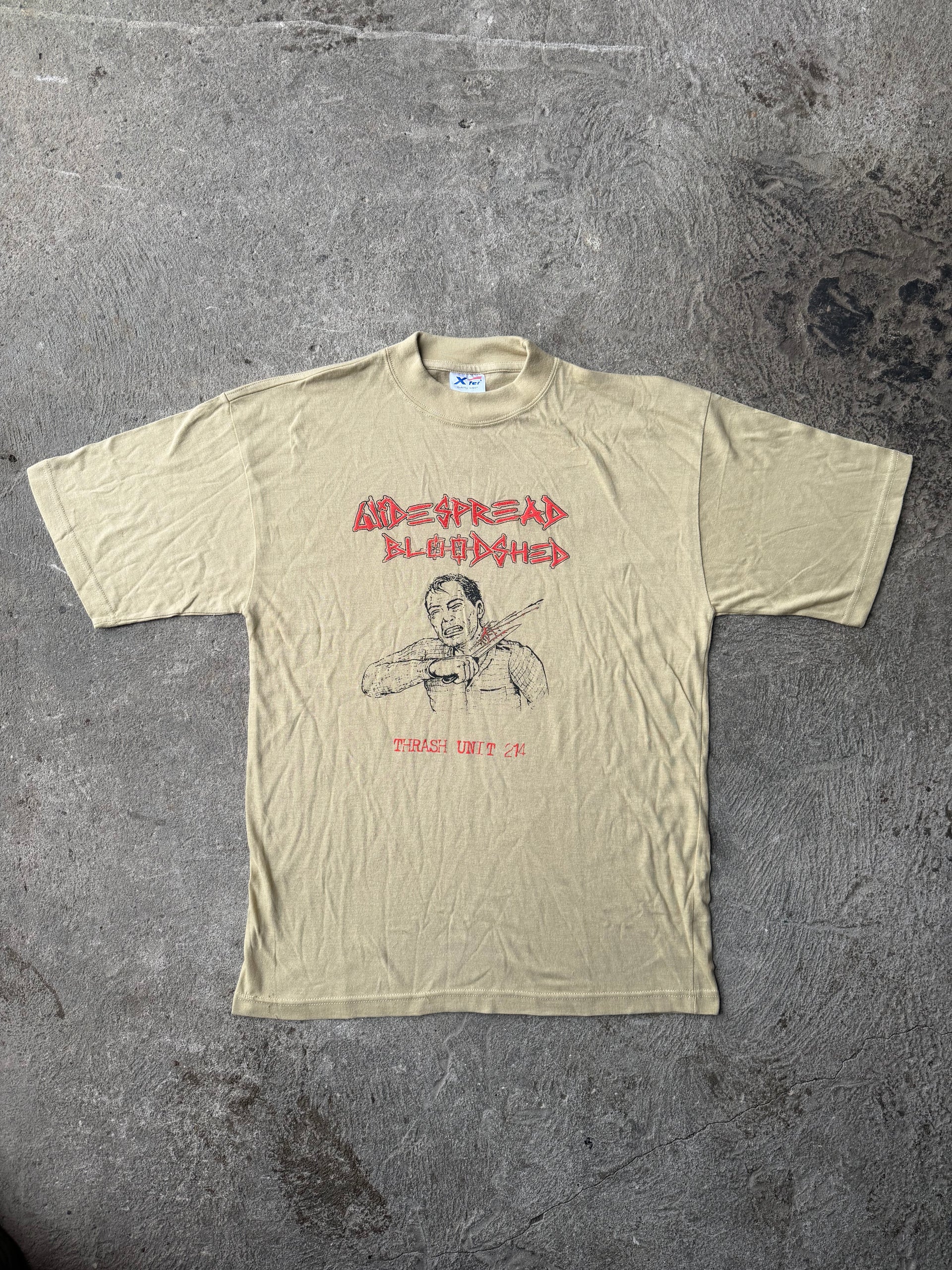 00s Widespread Bloodshed “Thrash Unit ZA” Vintage Tee | Size L