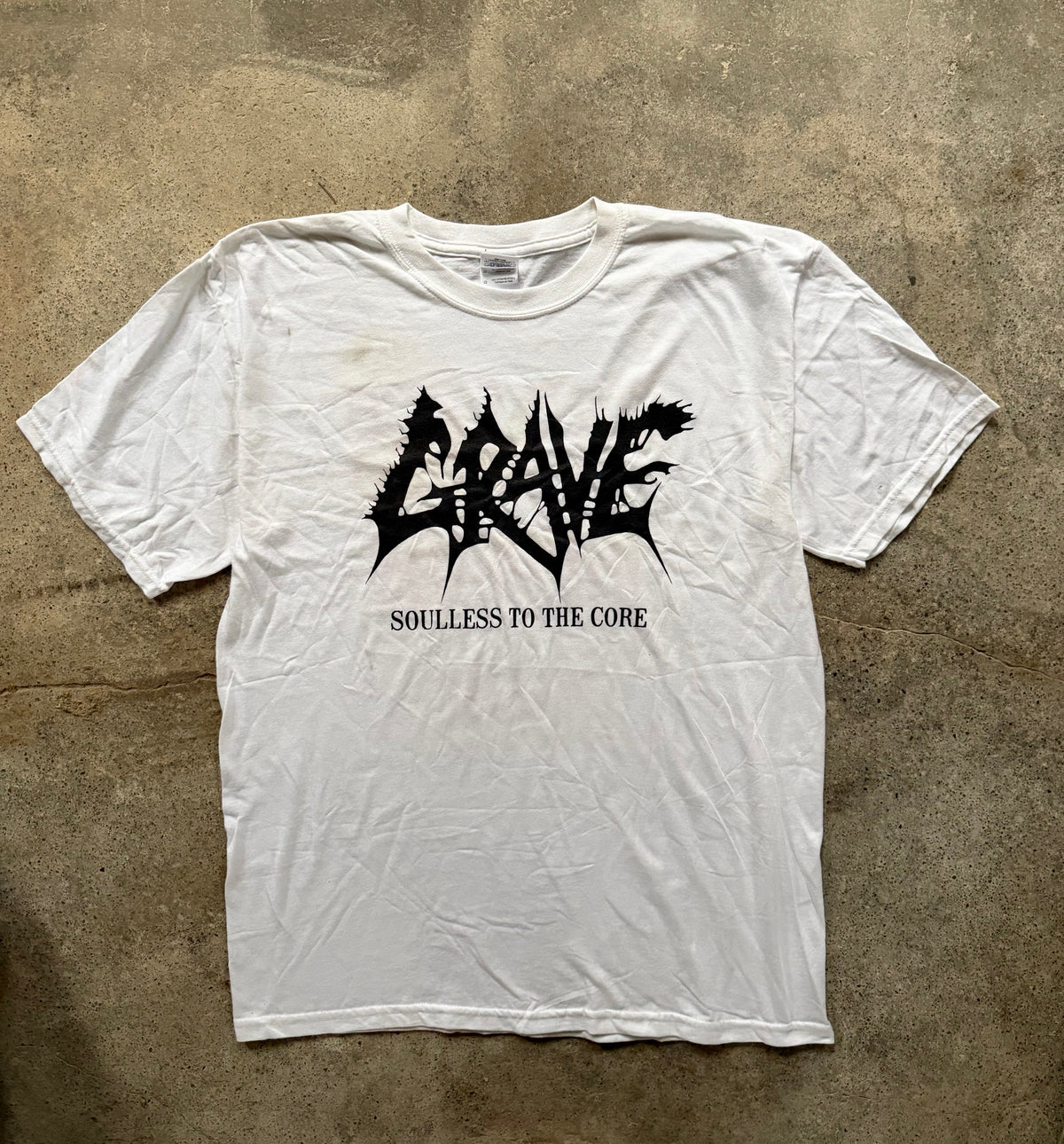 2000s Grave “Soulless to the Core” T-Shirt | Size L
