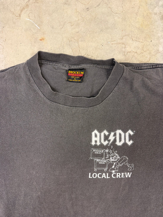 90s AC/DC Local Crew Vintage T-Shirt | Size XL