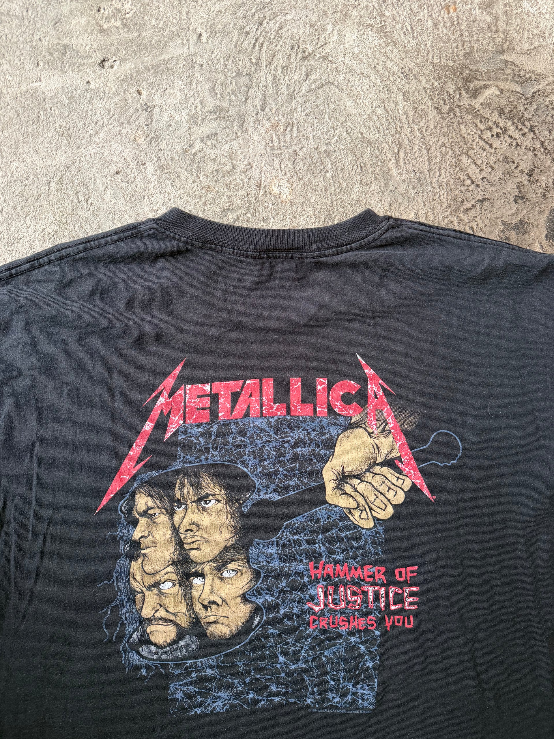 90s Metallica And Justice For All 1994 Giant Tee | Size XL