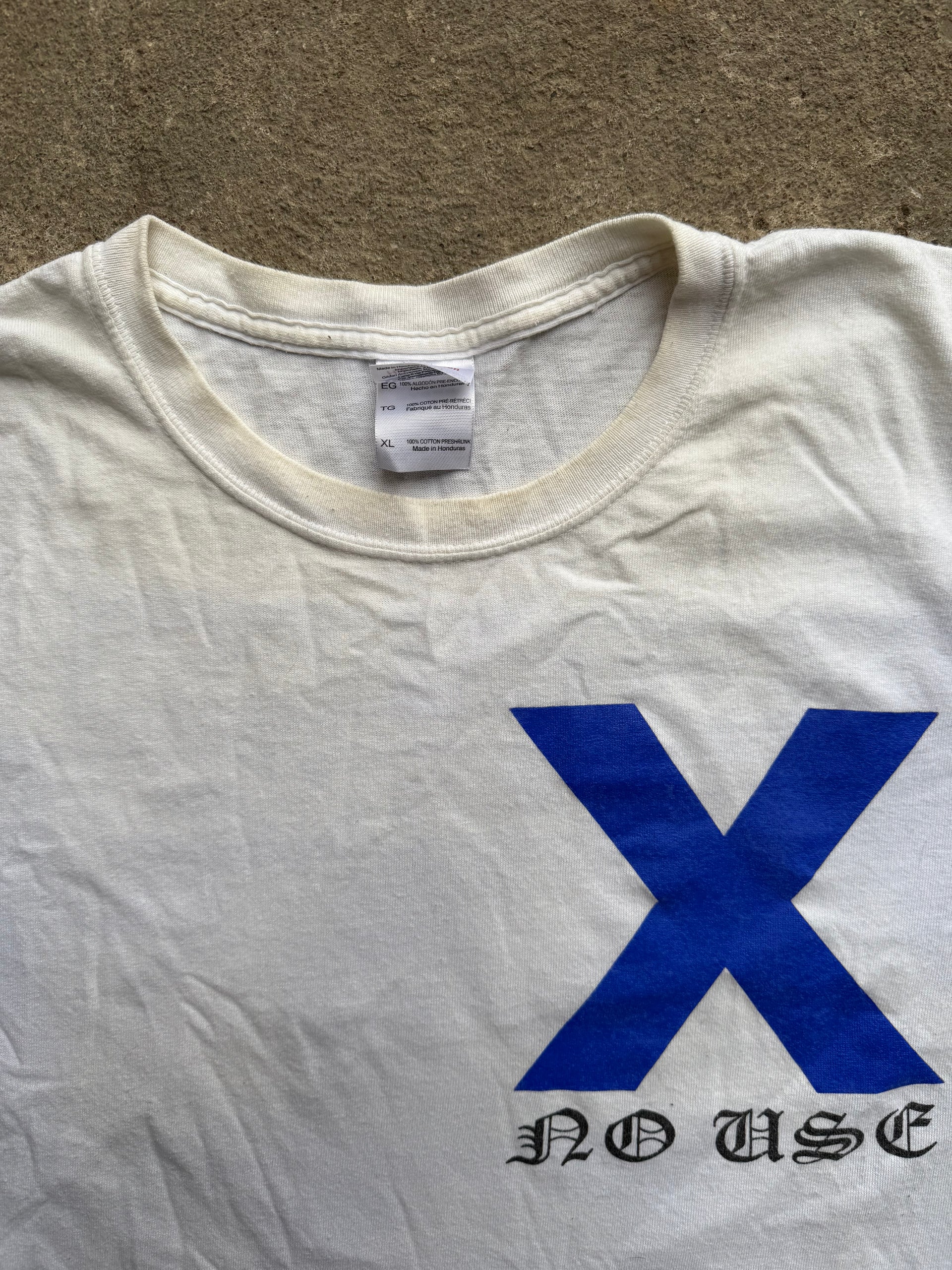 2010s Sectarian Violence “No Use” Tee | Size XL