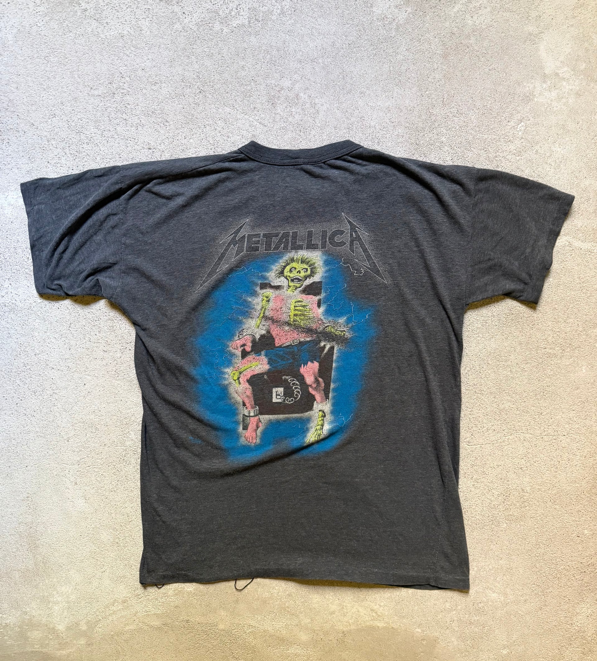 80s Metallica Metal Up Your Ass  Tee | Size L
