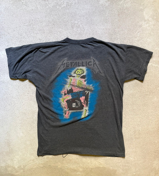 80s Metallica Metal Up Your Ass  Tee | Size L