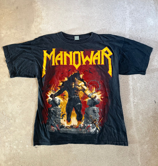 90s Manowar Gods of Metal 1997 T Shirt | Size M