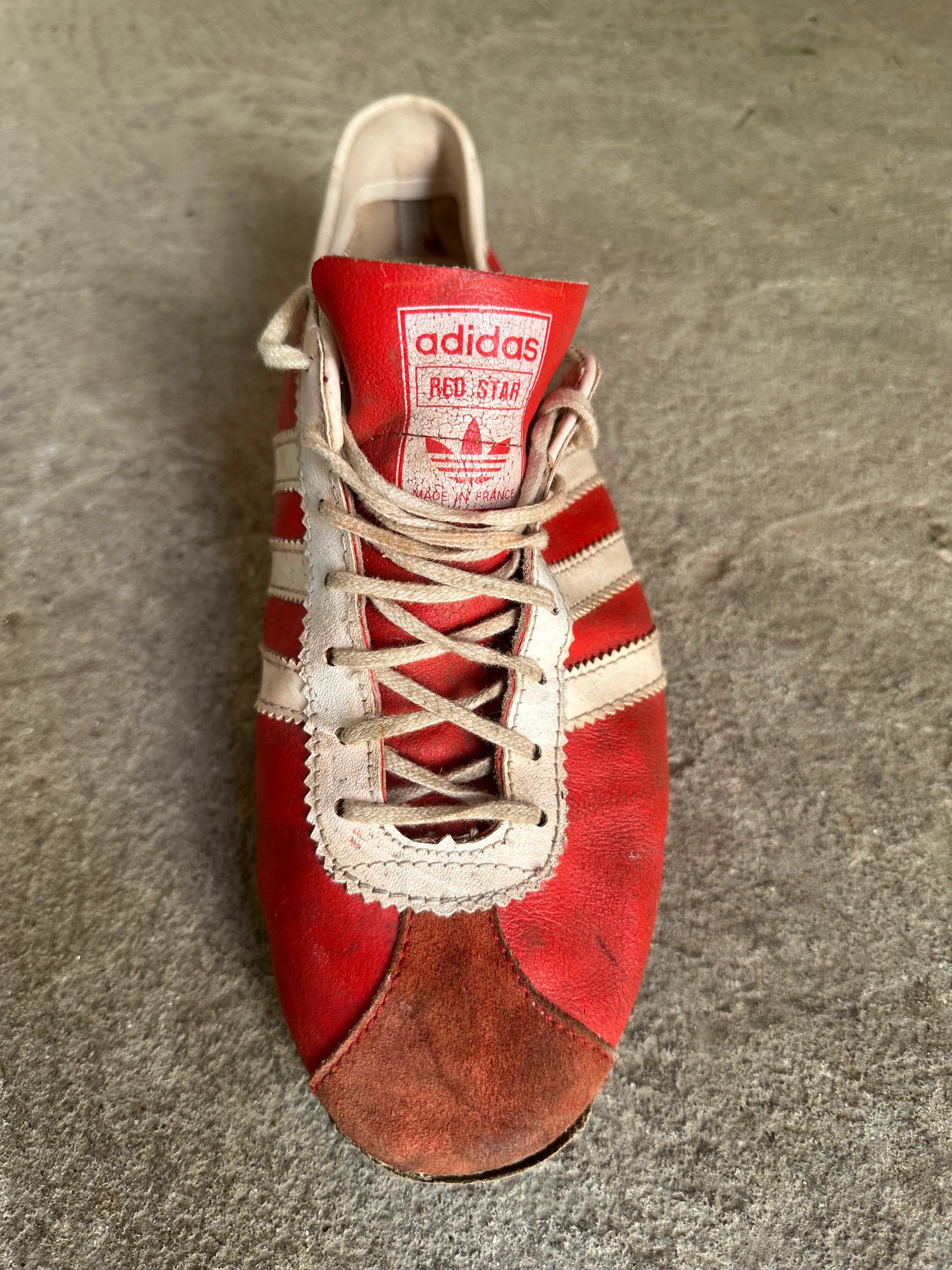 70s Adidas Red Star Made in France Sneakers | ca Size EU 42