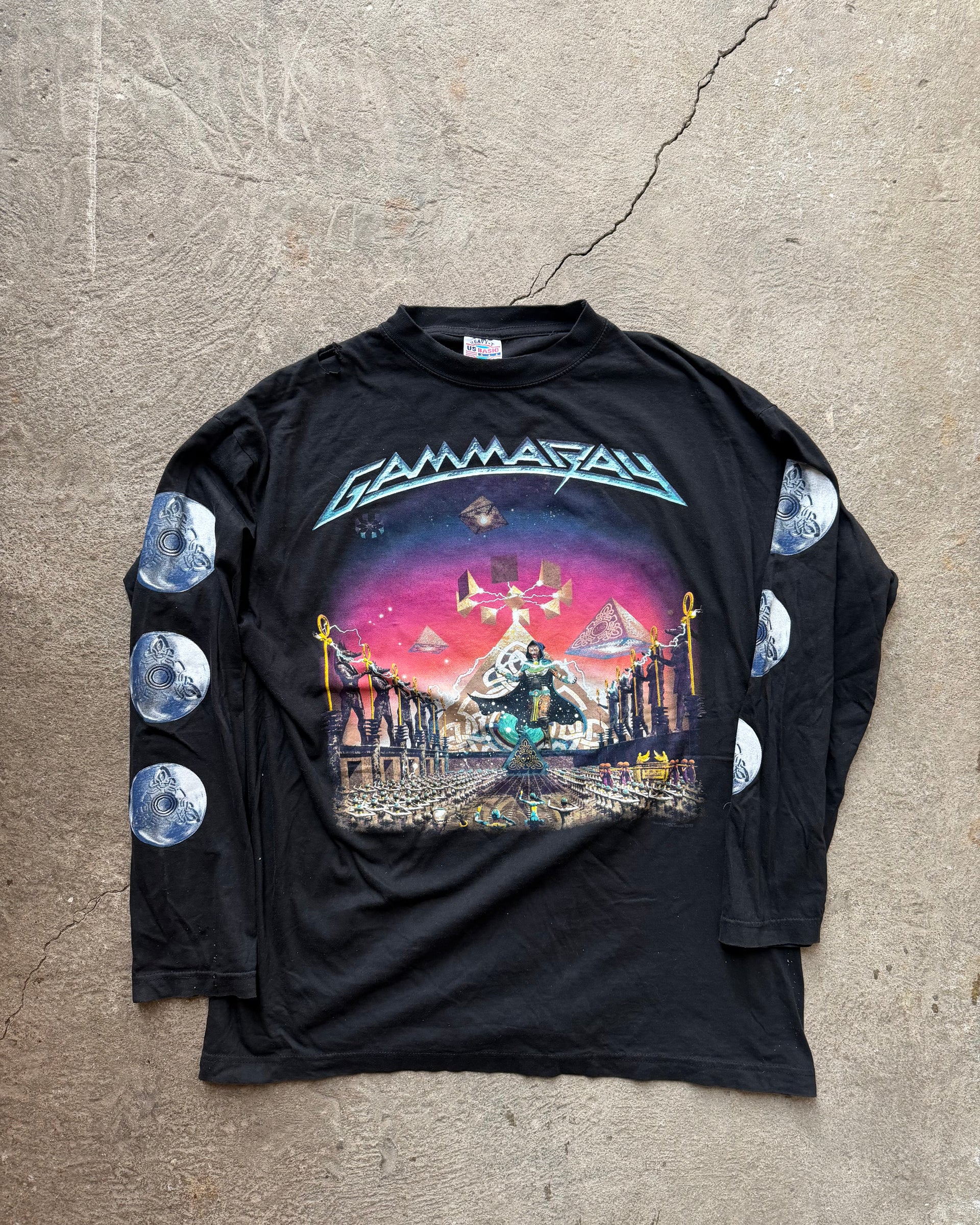90s Gamma Ray Long Sleeve Tour Shirt | Size XL