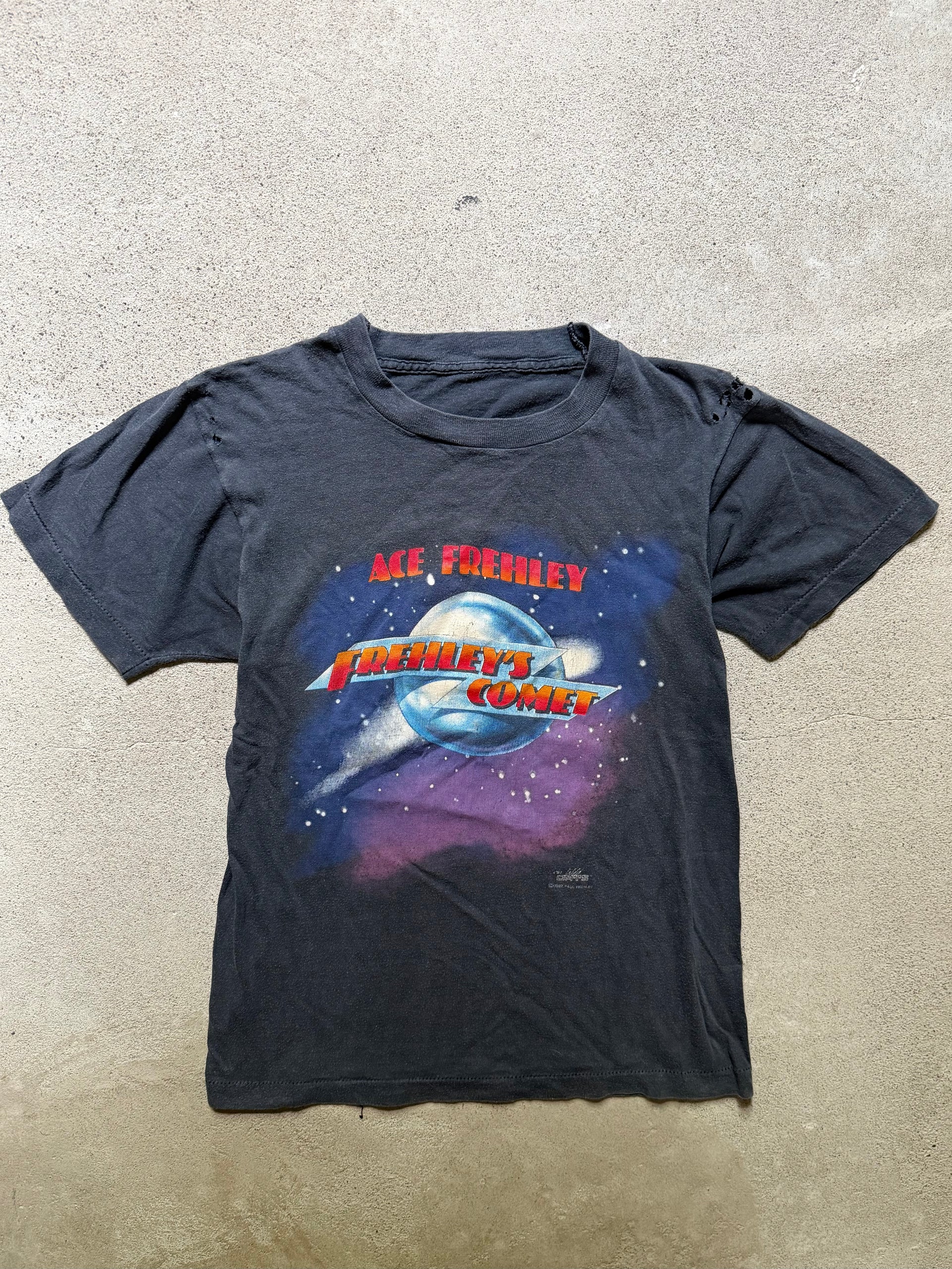 80s Ace Frehley Frehley’s Comet Tour Tee | Size S/M