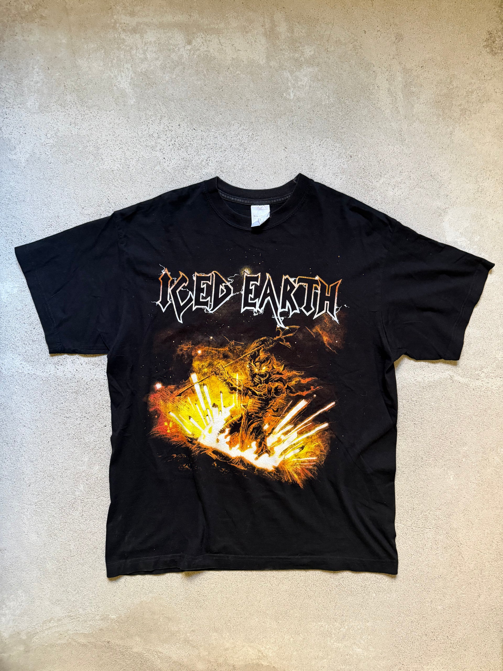 2000s Iced Earth Graphic Tee Double Sided | Size M
