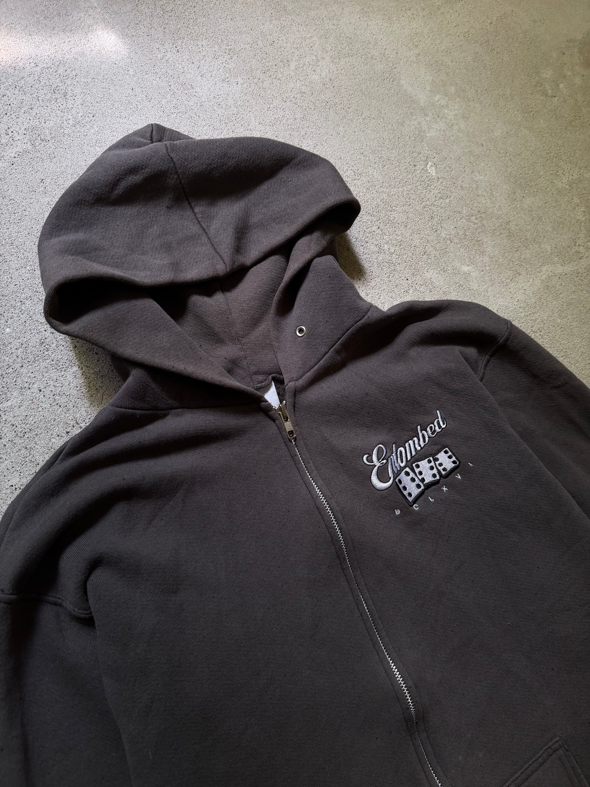 90s Entombed Zip Hoodie | Size M