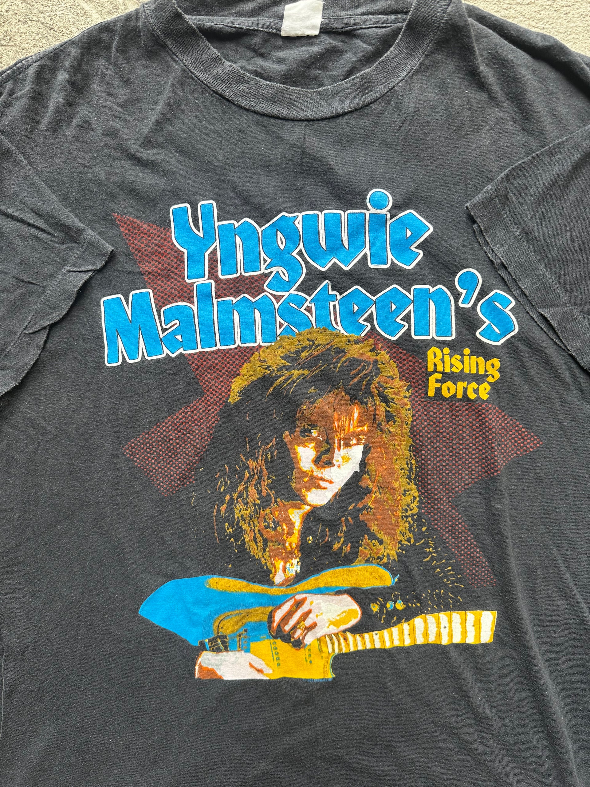 Yngwie Malmsteen Odyssey Tour Europe 1988 Vintage T-shirt | Size M/L