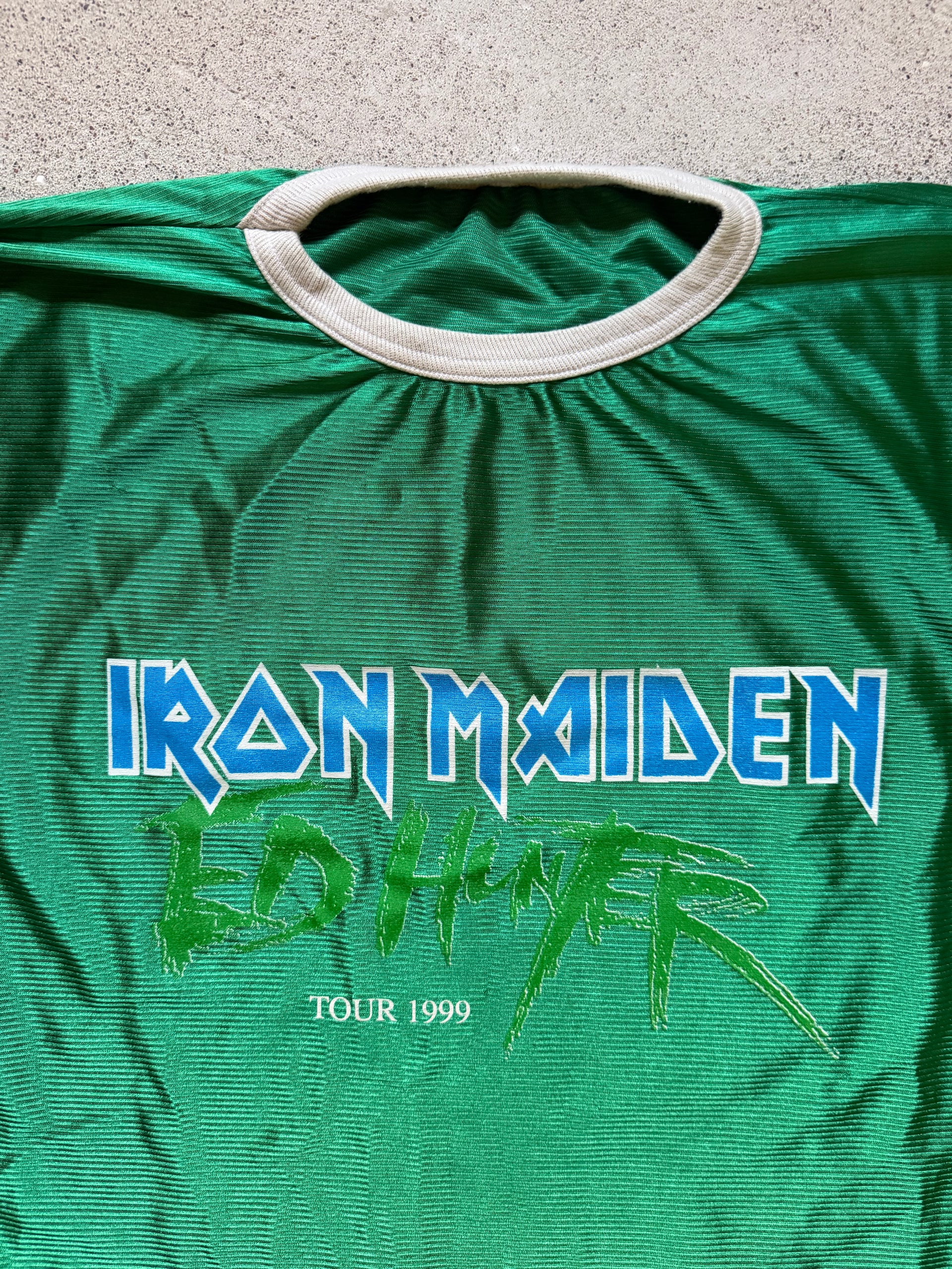 90s Iron Maiden Ed Hunter Tour Jersey 1999 | Size XL