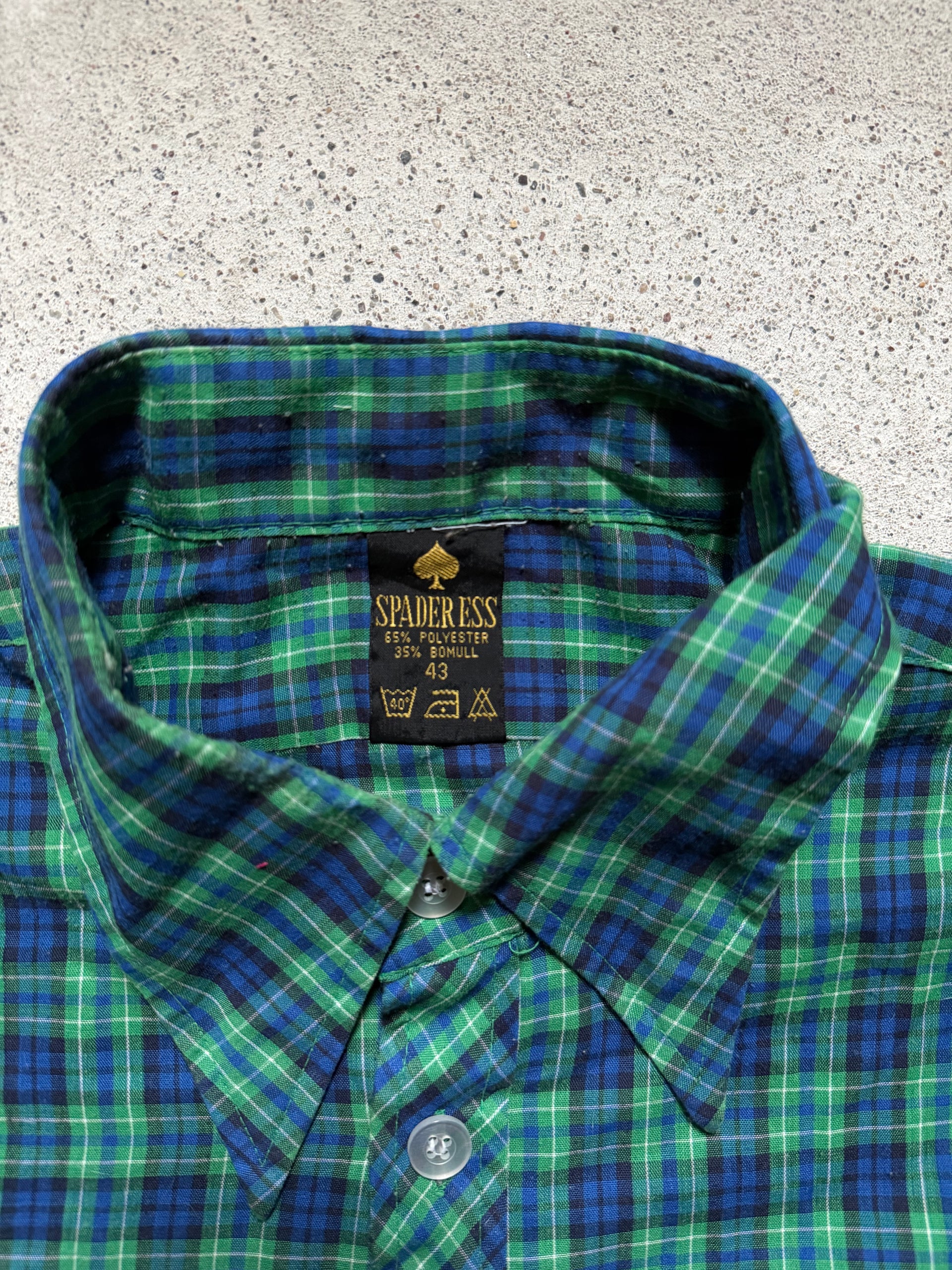 1970s Plaid Shirt | Size XL
