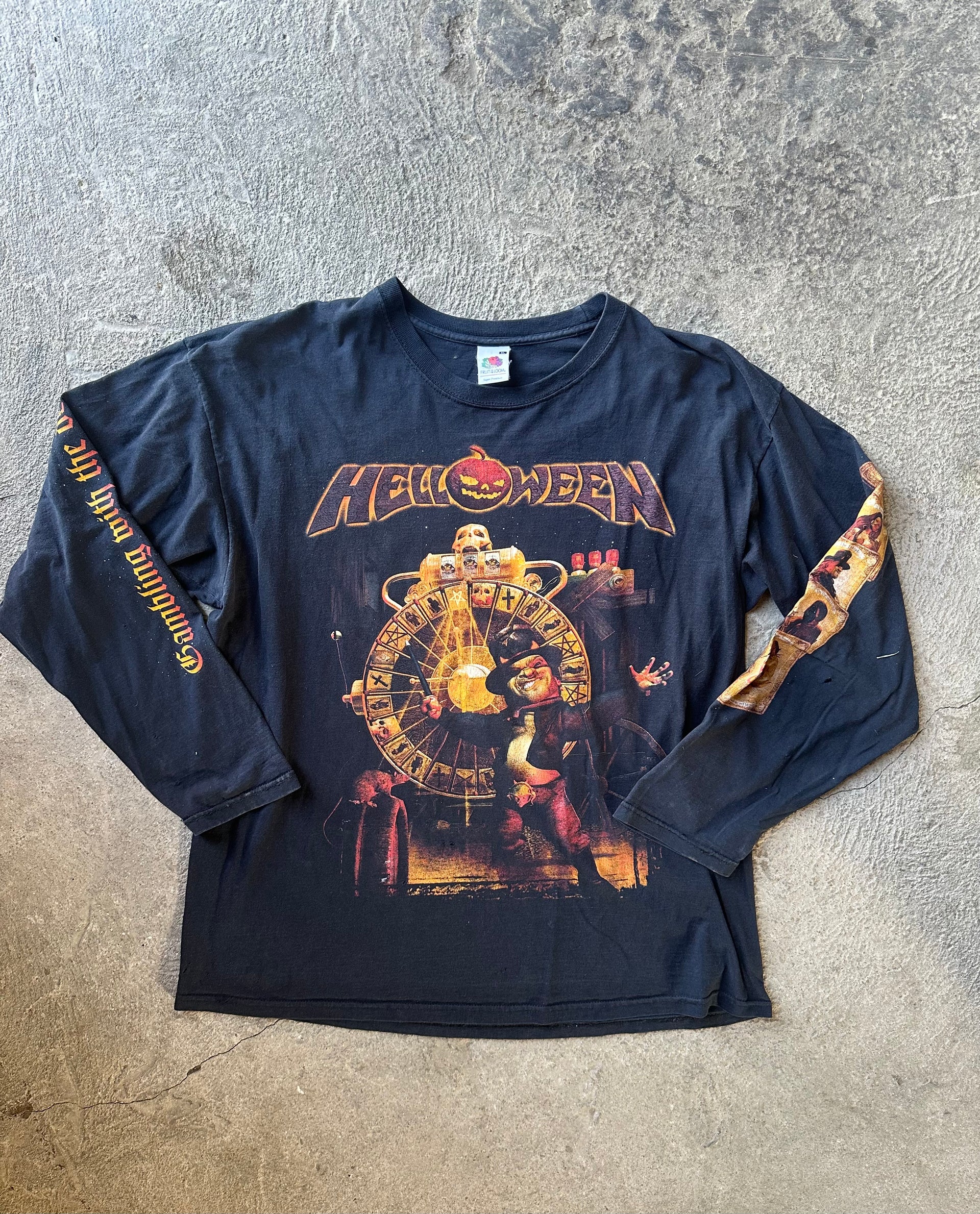 Helloween Hellish Rock Tour 2007/2008 Vintage Longsleeve Tee | Size XL