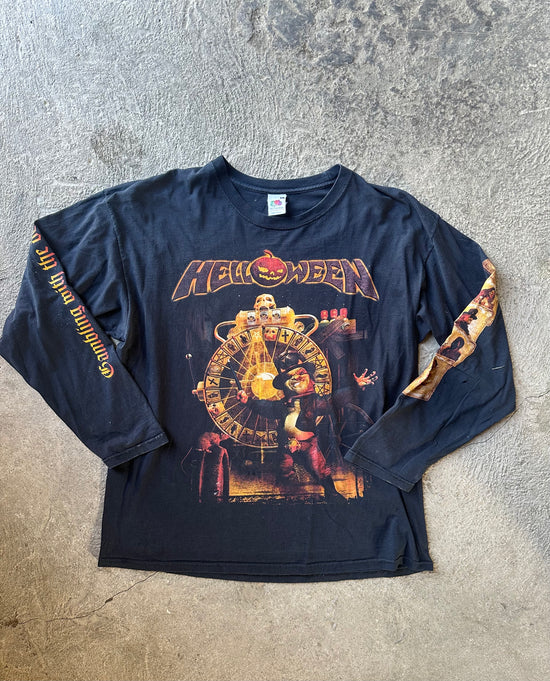 Helloween Hellish Rock Tour 2007/2008 Vintage Longsleeve Tee | Size XL